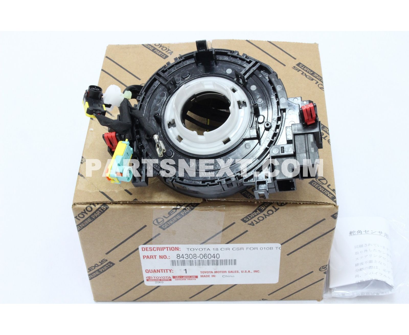 8430660080 Genuine Toyota CABLE SUB-ASSY, SPIRAL 84306-60080