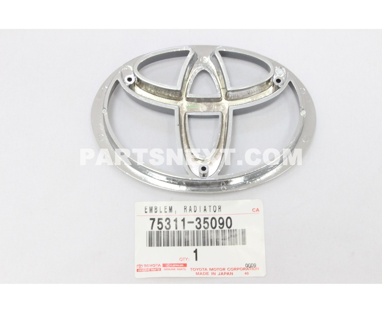 Toyota :: 75311-35090 EMBLEM, RADIATOR GRILLE (OR FRONT PANEL)