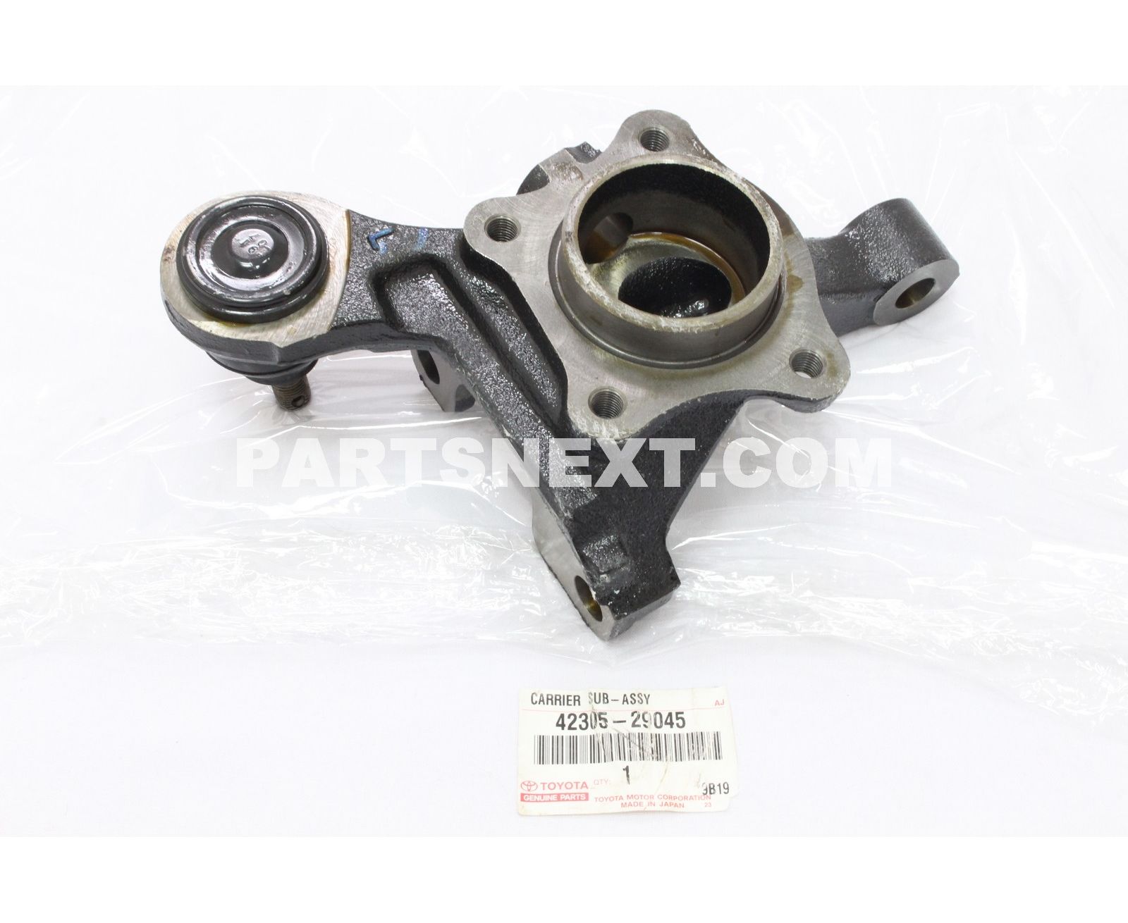 Toyota :: 42305-29045 CARRIER SUB-ASSY, REAR AXLE, LH