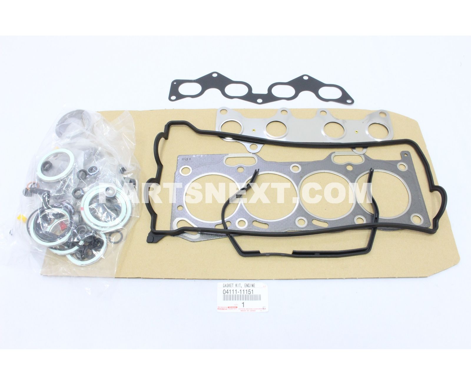 For TOYOTA LAND CRUISER 4.0L 3F Full Set Parts Engine Rebuilding Kits Overhaul Gasket Kit 04111 61051 50112300 I.1326076051