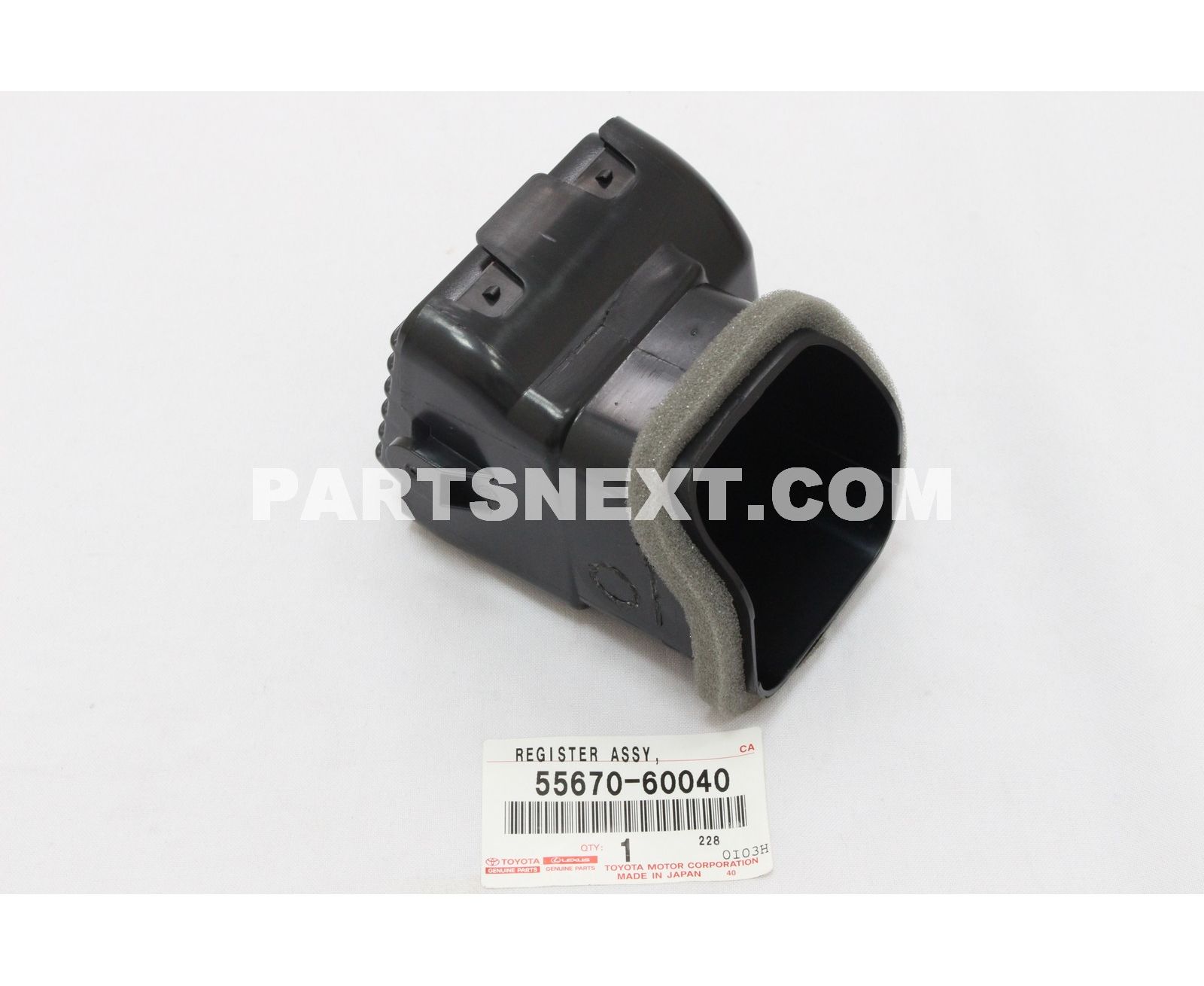 SAMESHIMA ① Toyota :: 55670-60040 REGISTER ASSY, INSTRUMENT PANEL, NO.3