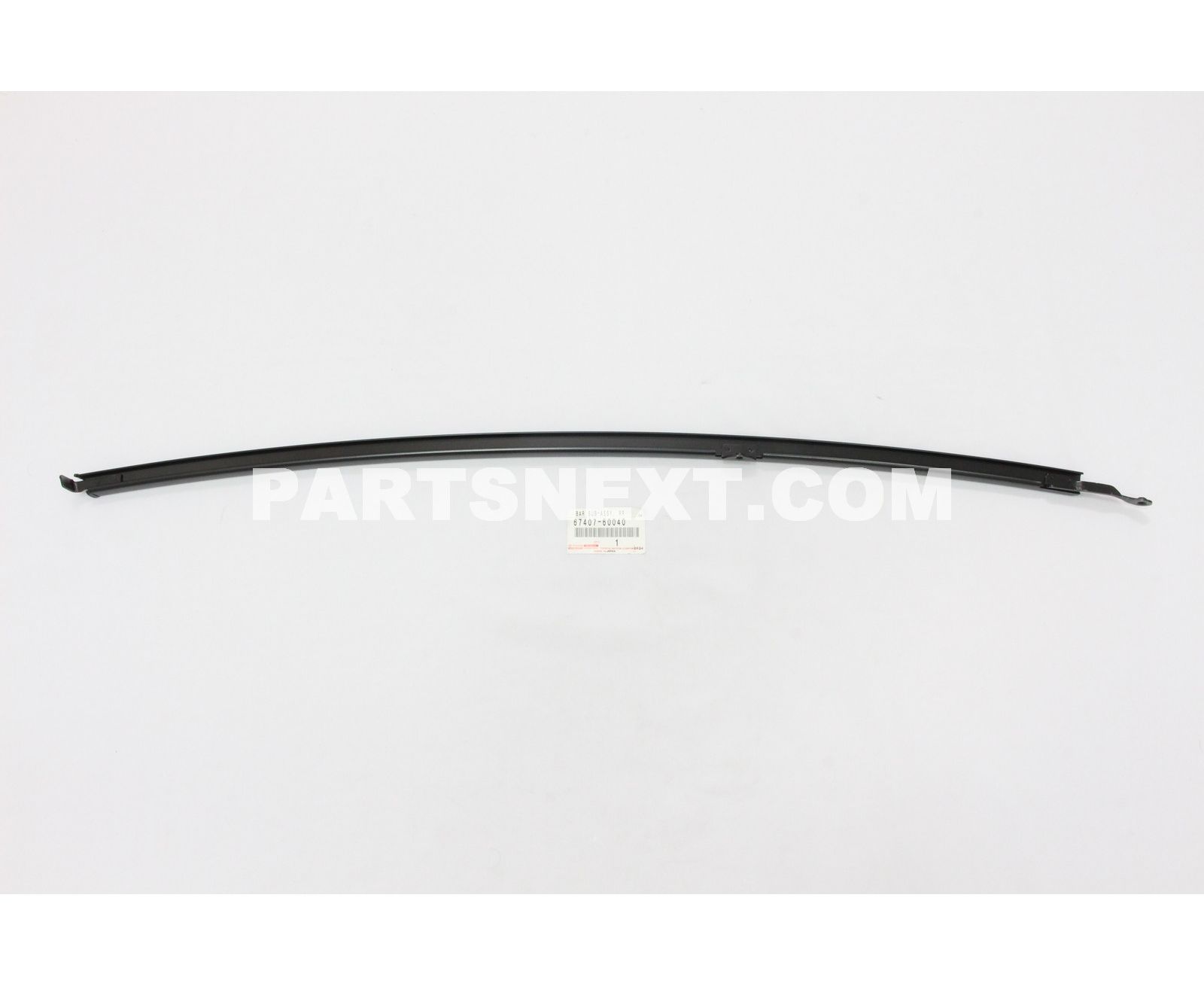 Toyota :: 67407-60040 BAR SUB-ASSY, REAR DOOR WINDOW DIVISION, RH