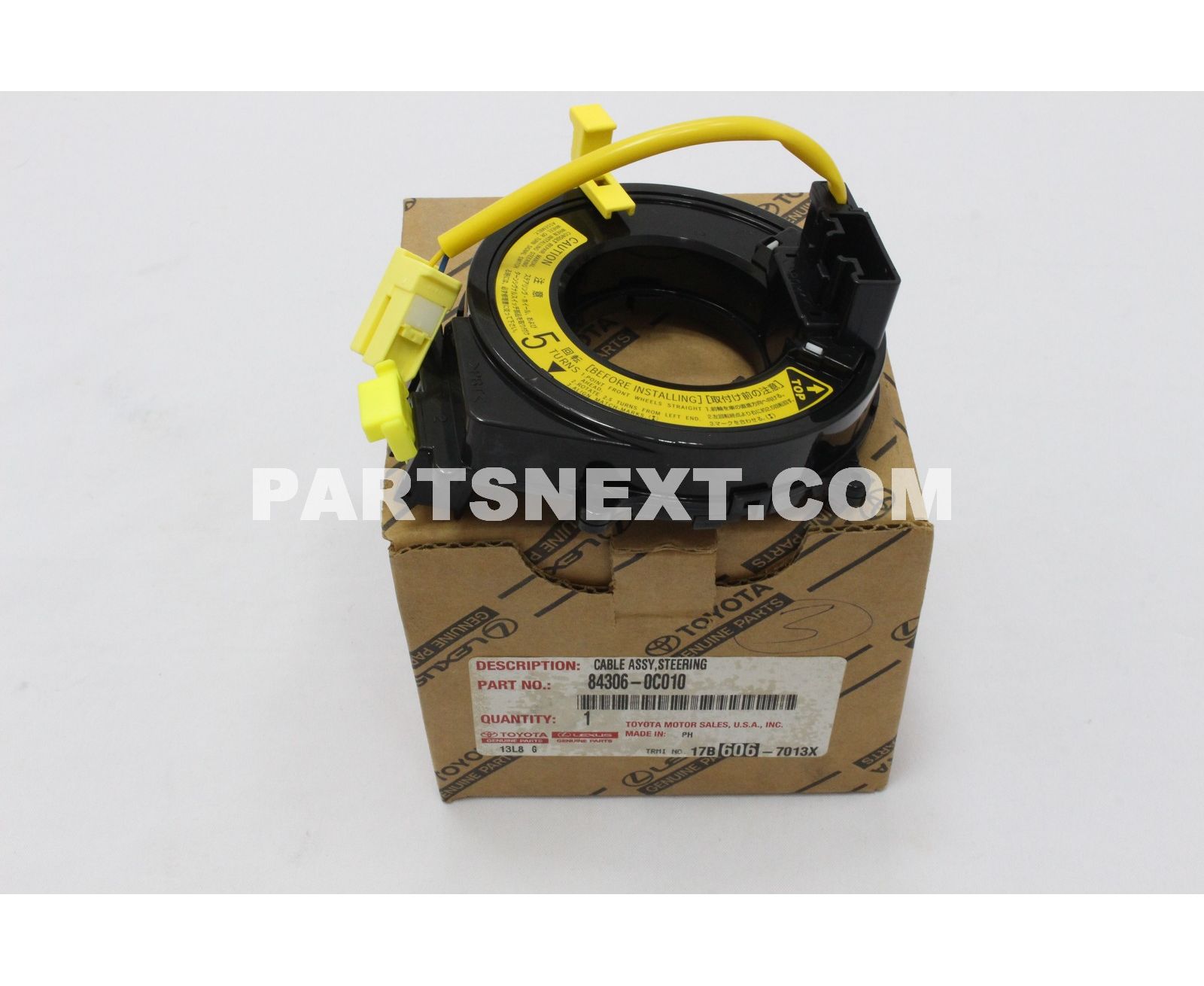 Toyota :: 84306-0C010 CABLE SUB-ASSY, SPIRAL