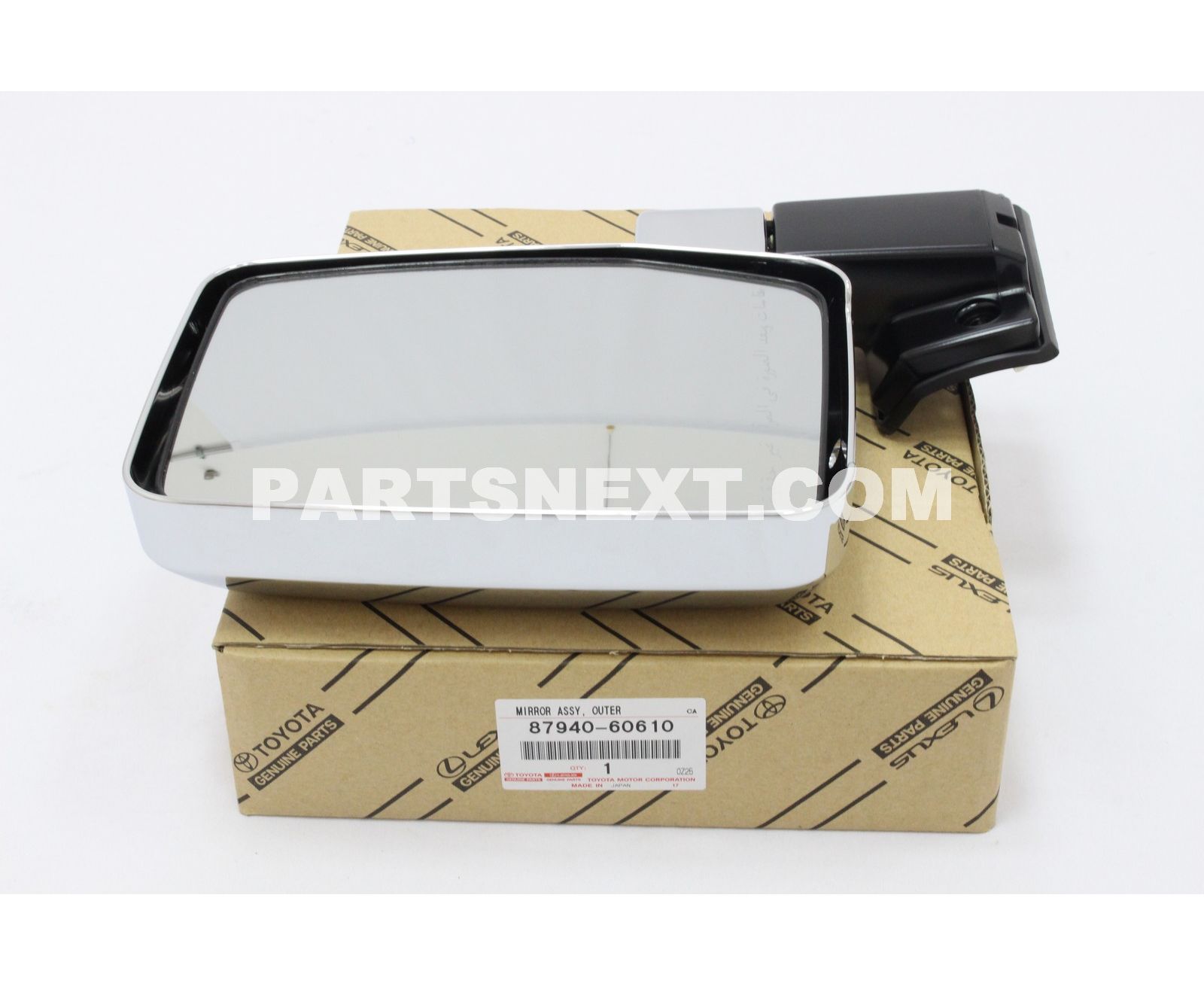Toyota :: 87940-60610 MIRROR ASSY, OUTER REAR VIEW, LH