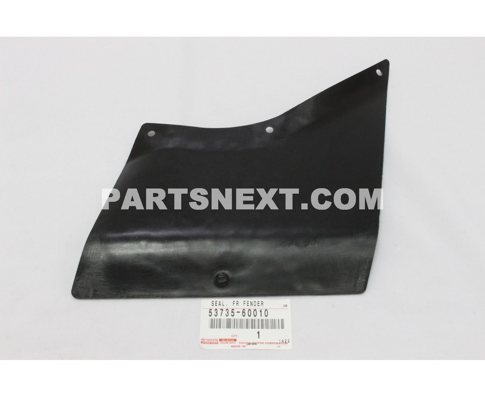 Toyota :: 53735-60010 SEAL, FRONT FENDER APRON TO FRAME, NO.3 LH