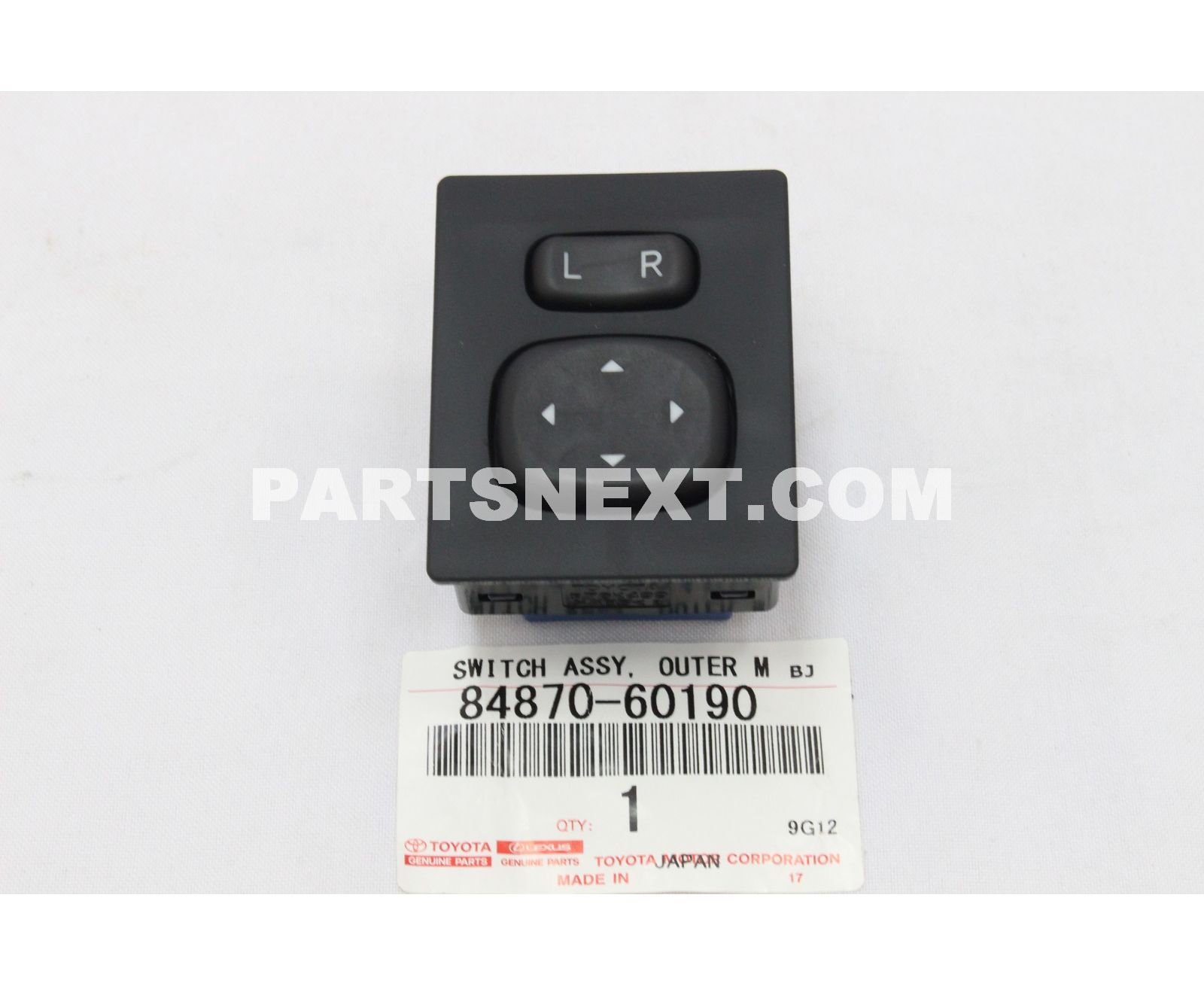 Toyota :: 84870-60190 SWITCH ASSY OUTER