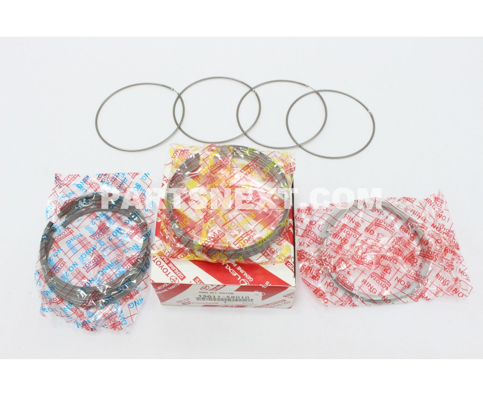 Genuine Toyota Piston Ring Set For Supra 2JZ-GTE JZA80 – OEM 13011-46051, Made In Japan