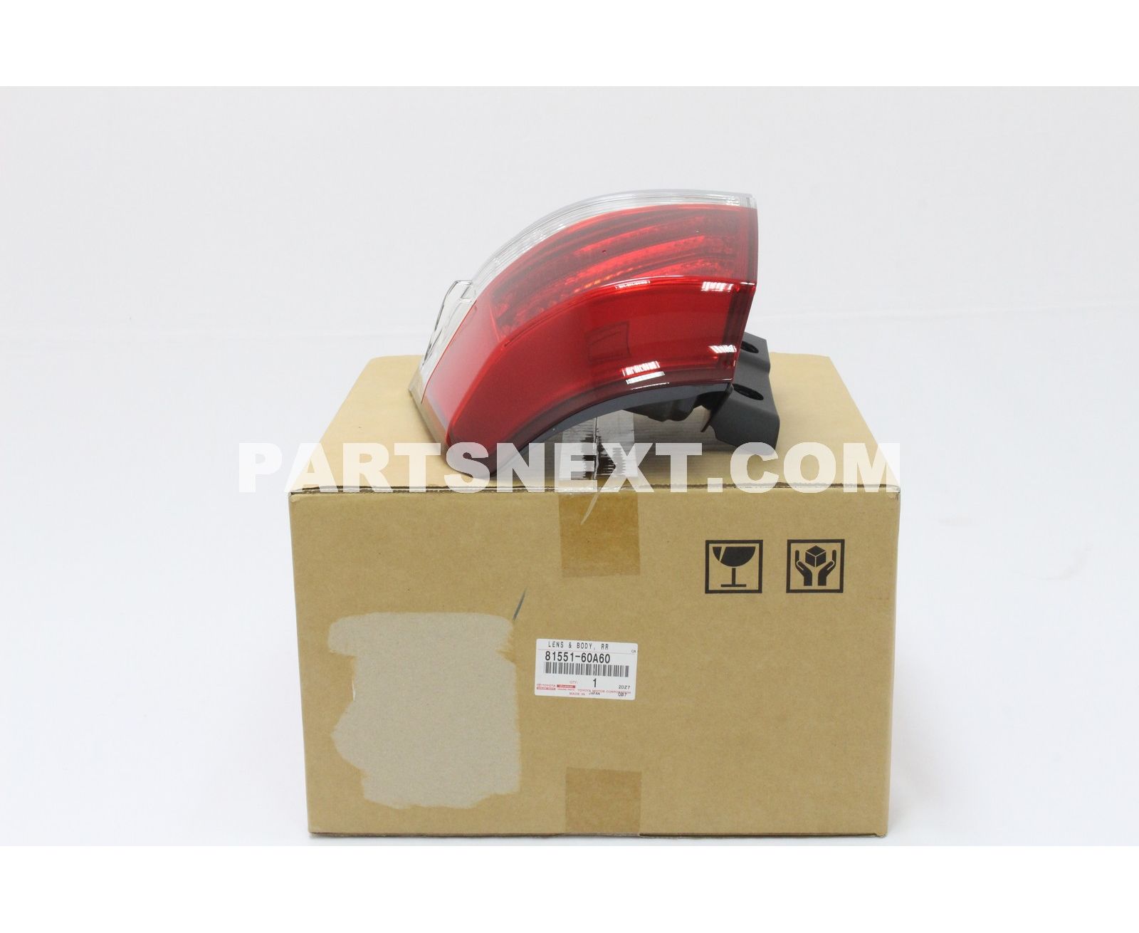 Toyota :: 81551-60A60 LENS & BODY, REAR COMBINATION LAMP, RH