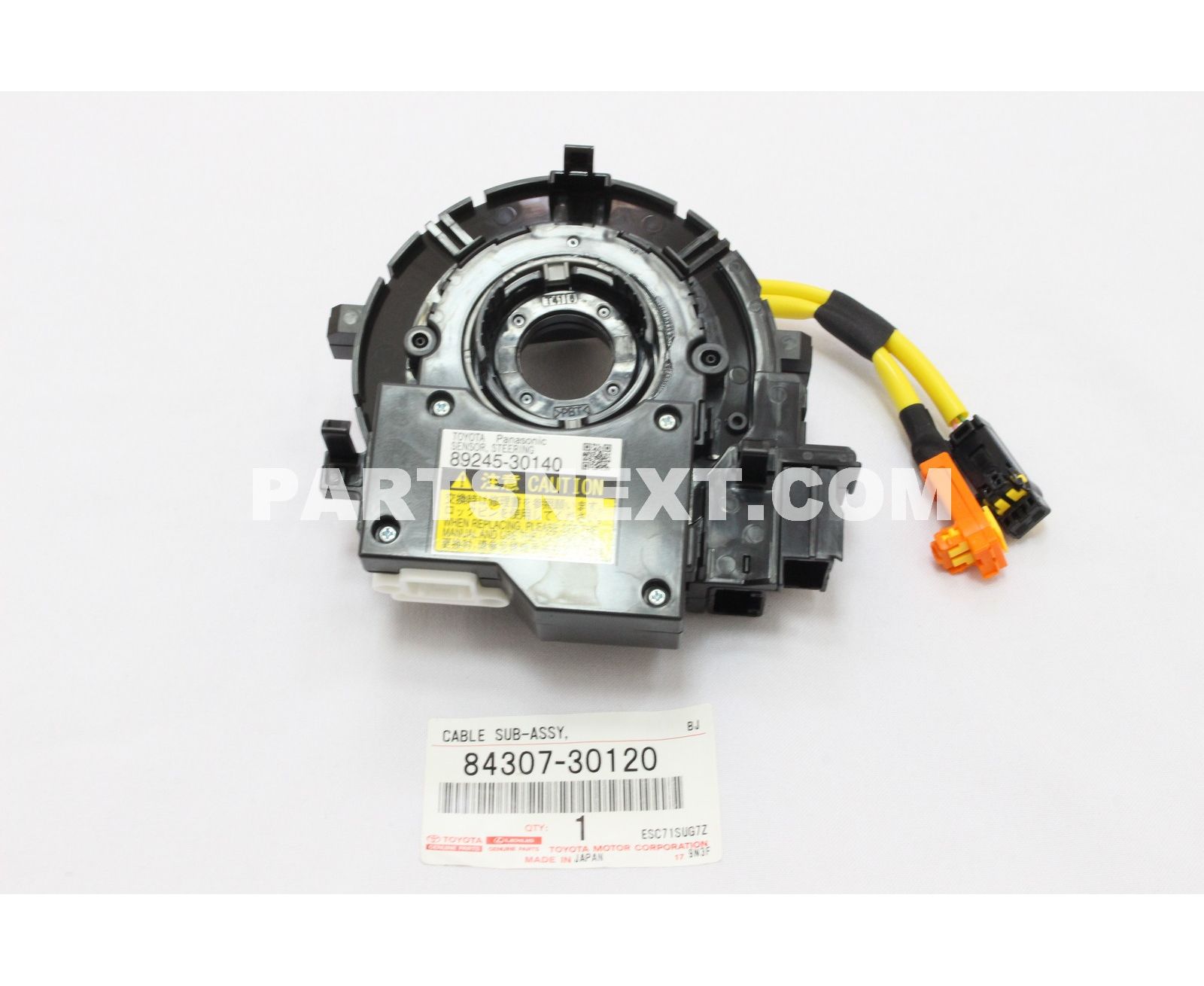 Toyota :: 84307-30120 CABLE SUB-ASSY, SPIRAL W/SENSOR
