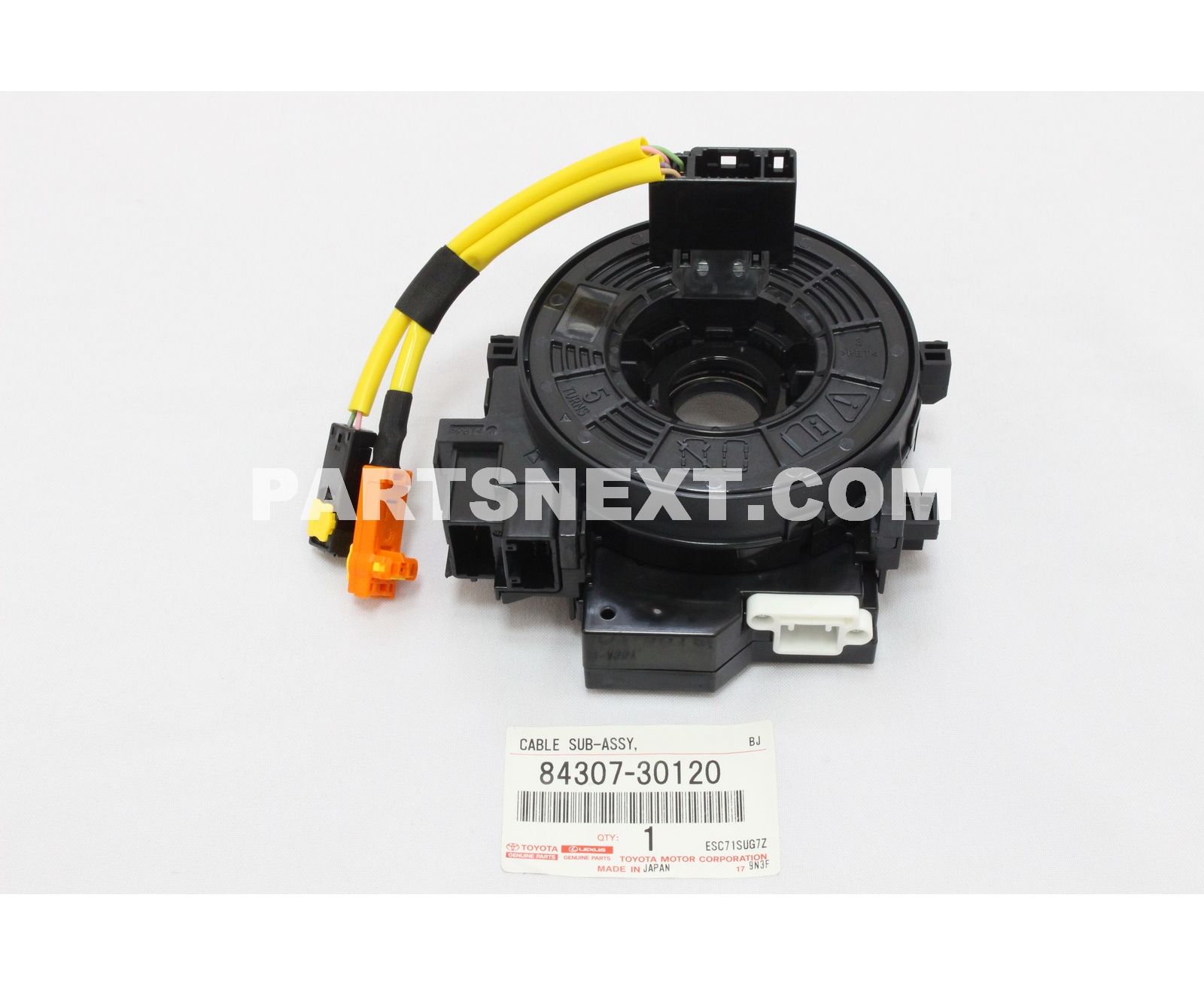 Toyota :: 84307-30120 CABLE SUB-ASSY, SPIRAL W/SENSOR