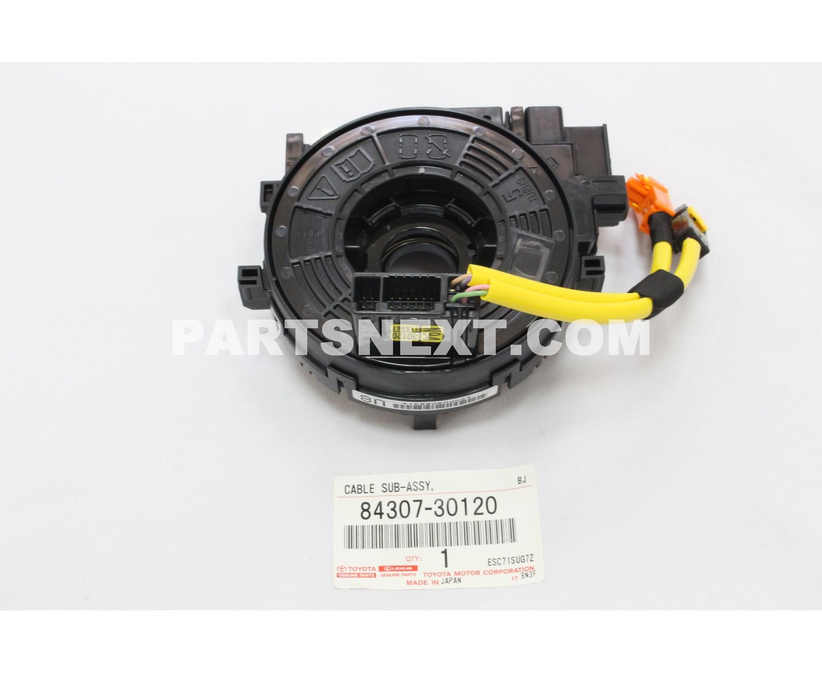 Toyota :: 84307-30120 CABLE SUB-ASSY, SPIRAL W/SENSOR