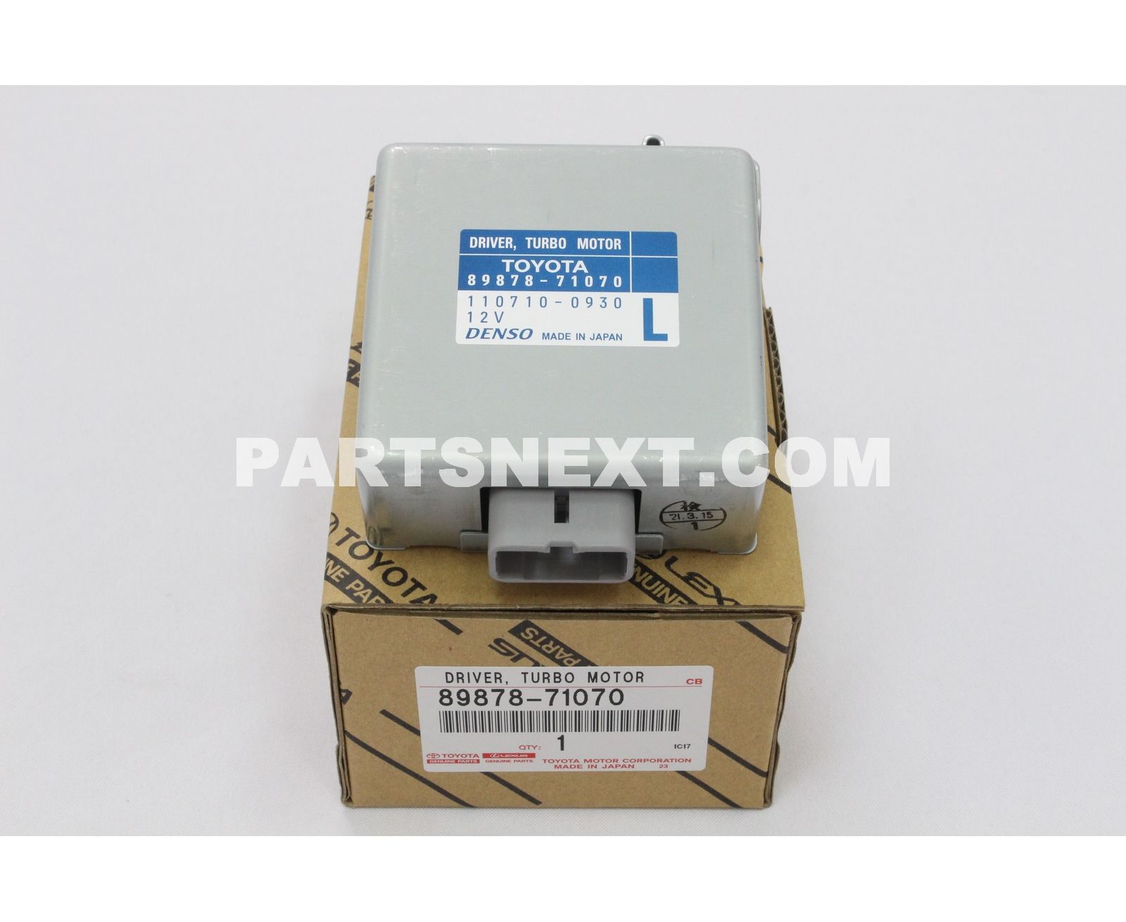 Toyota :: 89878-71070 DRIVER, TURBO MOTOR
