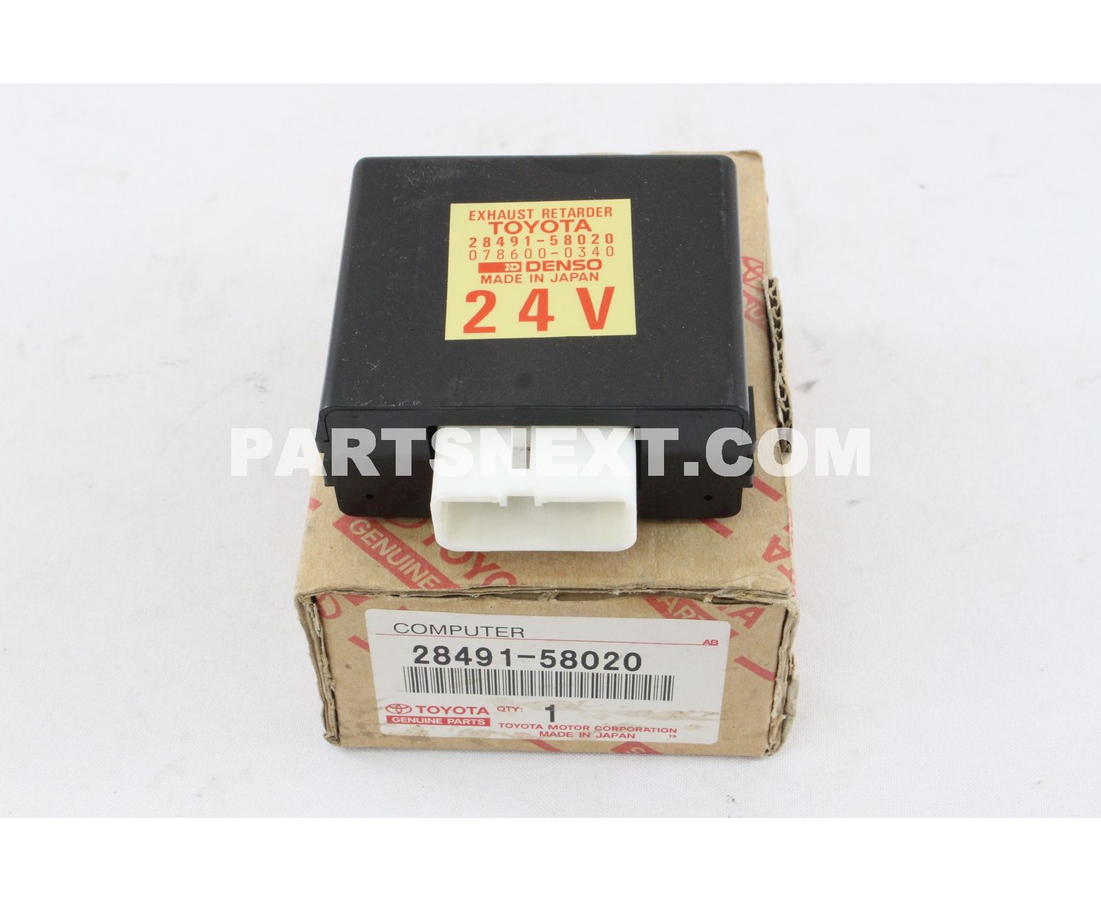 Toyota :: 28491-58020 COMPUTER, EXHAUST RETARDER Toyota :: 28491-58020 COMPUTER, EXHAUST RETARDER