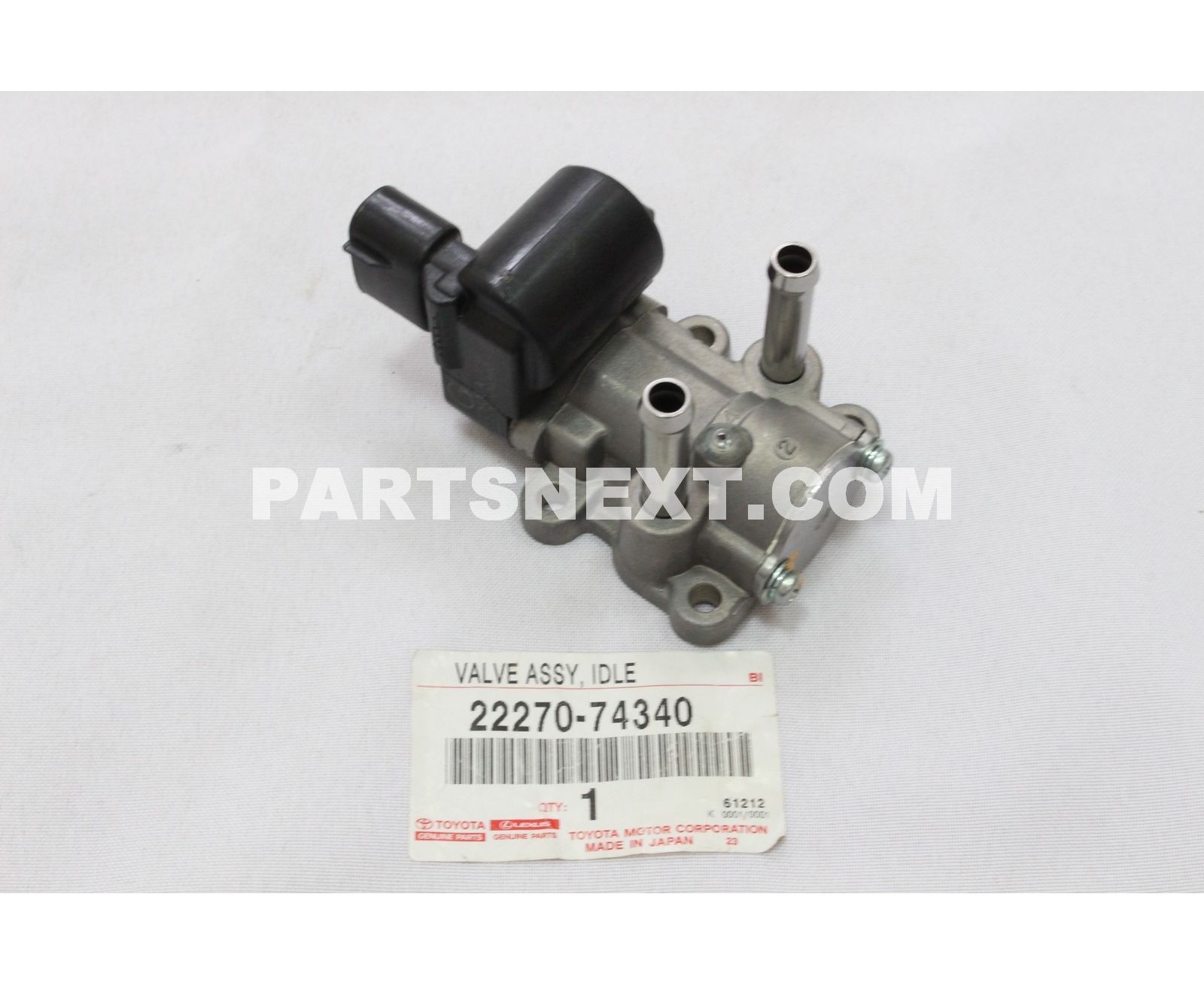 Toyota :: 22270-74340 VALVE ASSY, IDLE SPEED CONTROL(FOR THLOTTLE BODY)