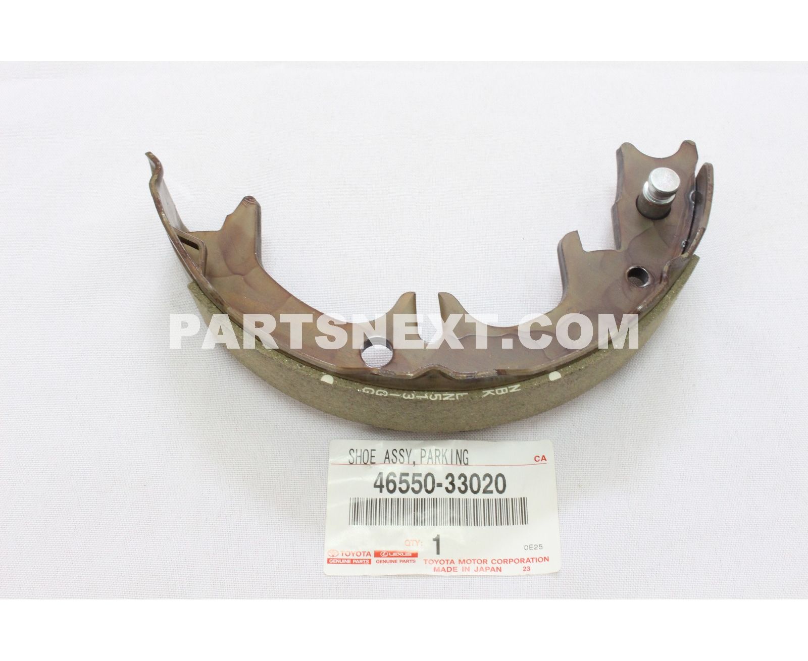 Toyota :: 46550-33020 SHOE ASSY, PARKING BRAKE, RH OR CENTER