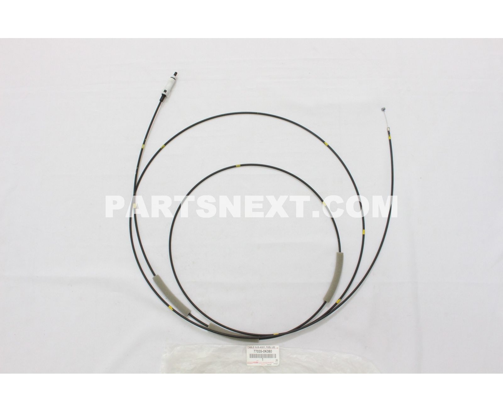 Toyota 770350K080 CABLE SUBASSY, FUEL LID LOCK CONTROL