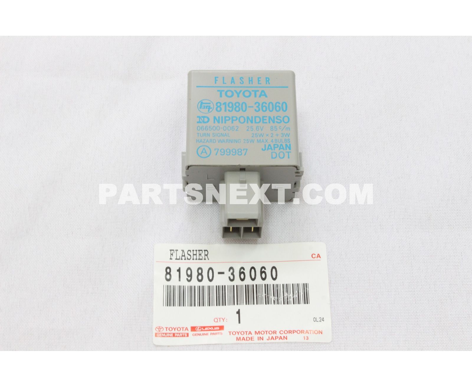 Toyota :: 81980-36060 FLASHER ASSY, TURN SIGNAL