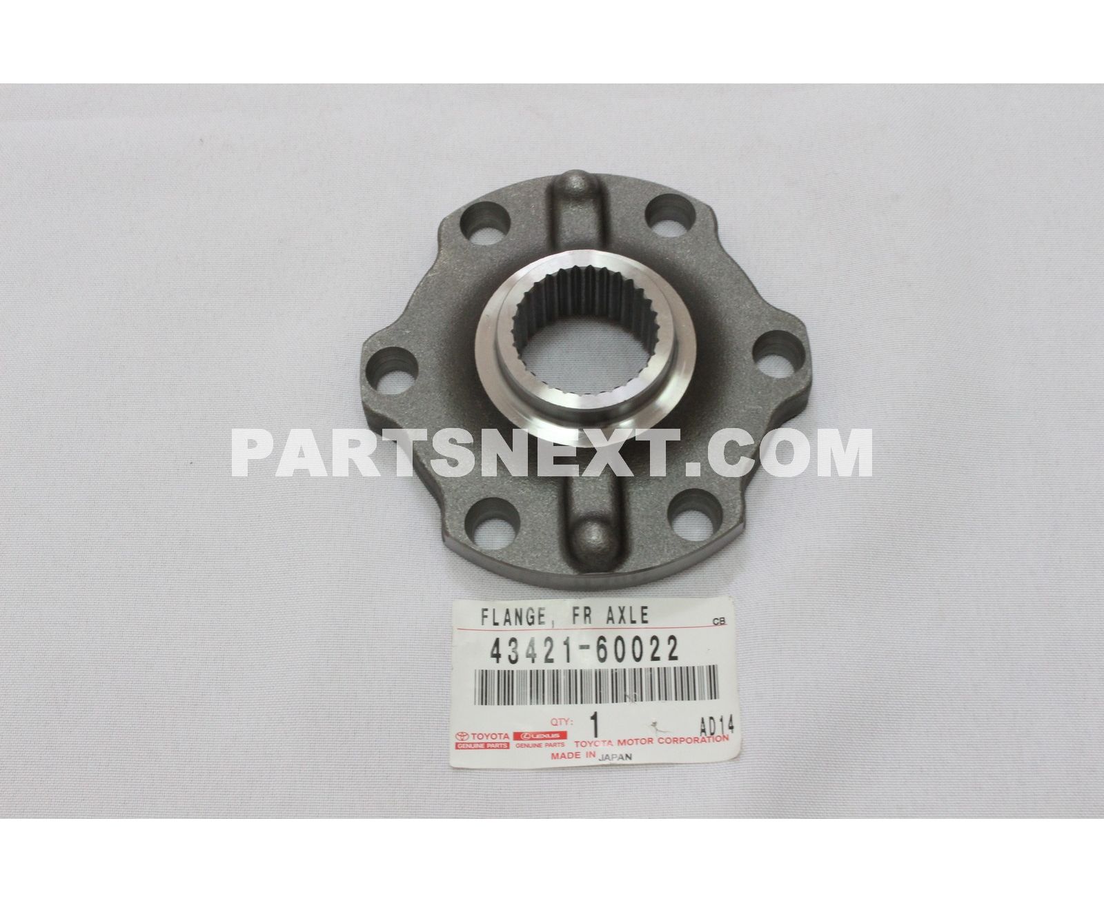 Toyota 4342160022 FLANGE, FRONT AXLE OUTER SHAFT