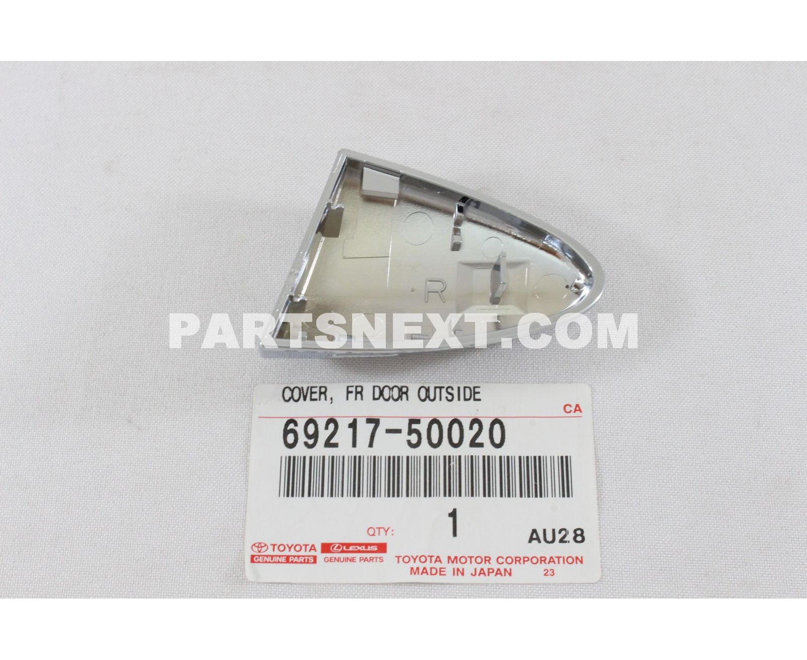 Toyota :: 69217-50020 COVER, FRONT DOOR OUTSIDE HANDLE, RH