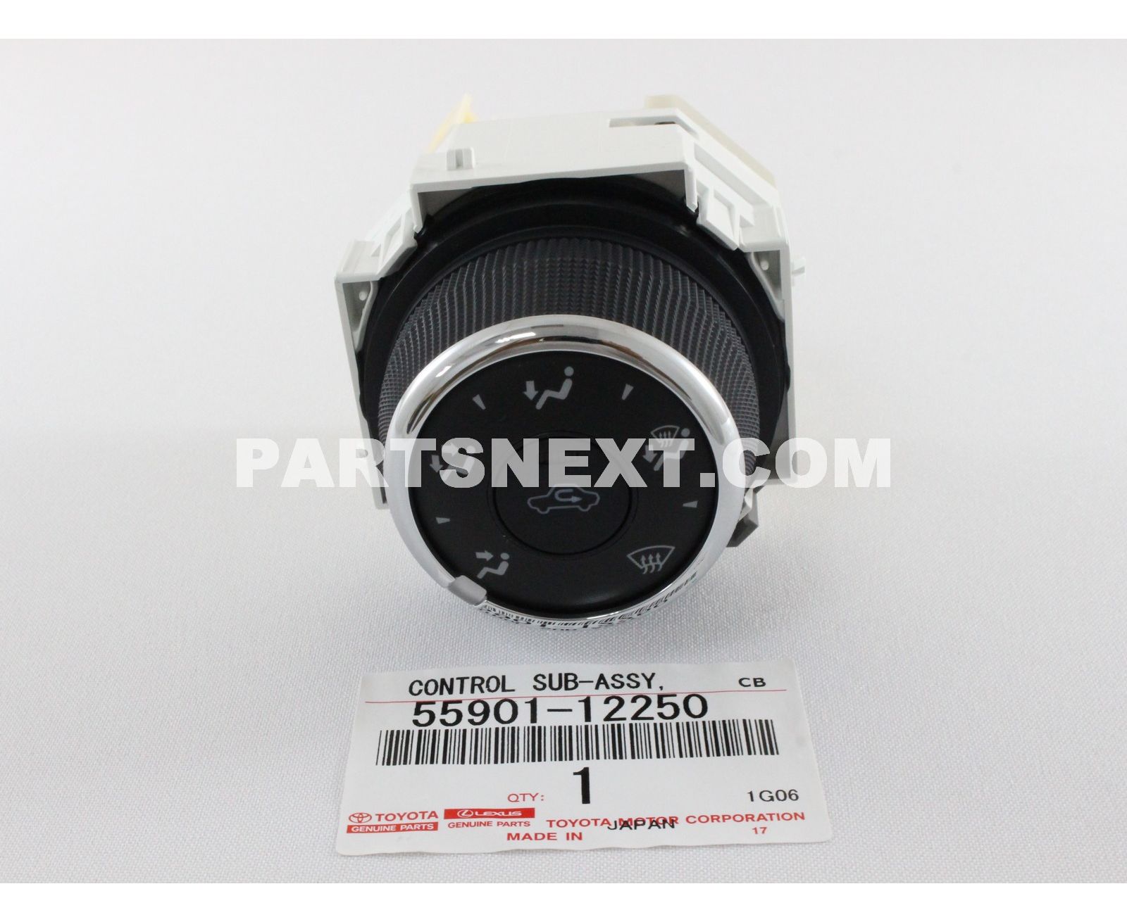 seta Toyota :: 55901-12250 CONTROL SUB-ASSY, HEATER, NO.1