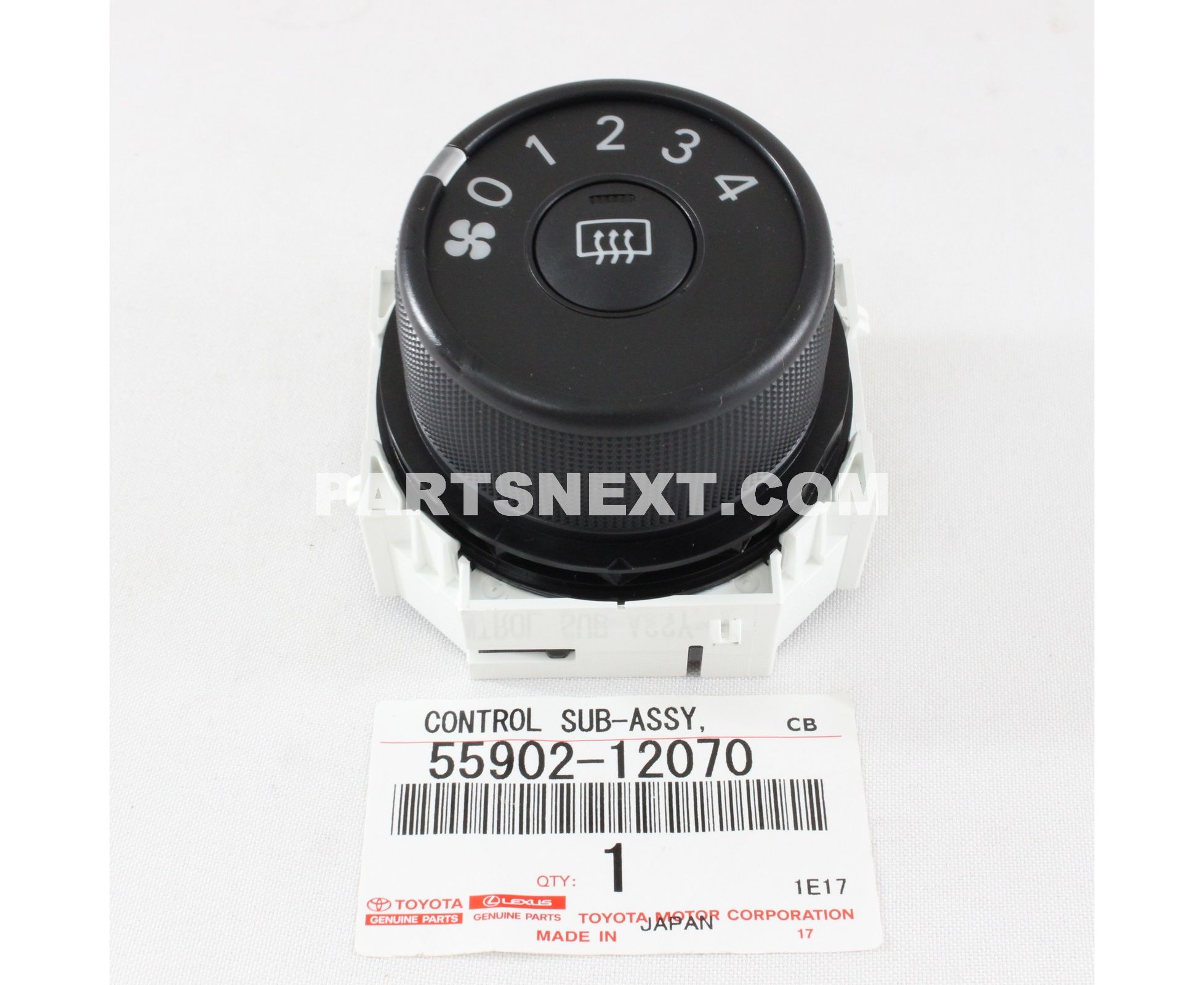 Toyota :: 55902-12070 CONTROL SUB-ASSY, HEATER