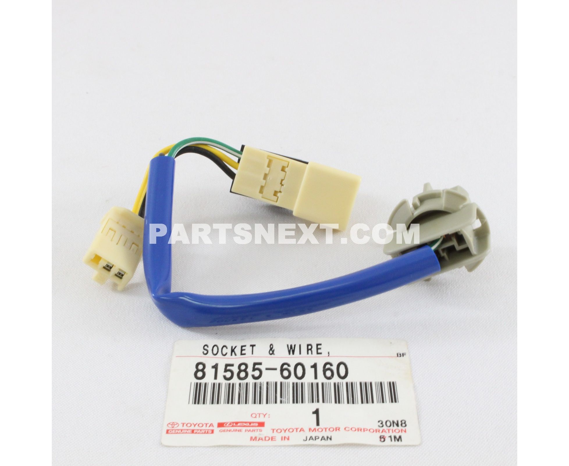 Toyota :: 81585-60160 SOCKET AND WIRE, REAR LAMP