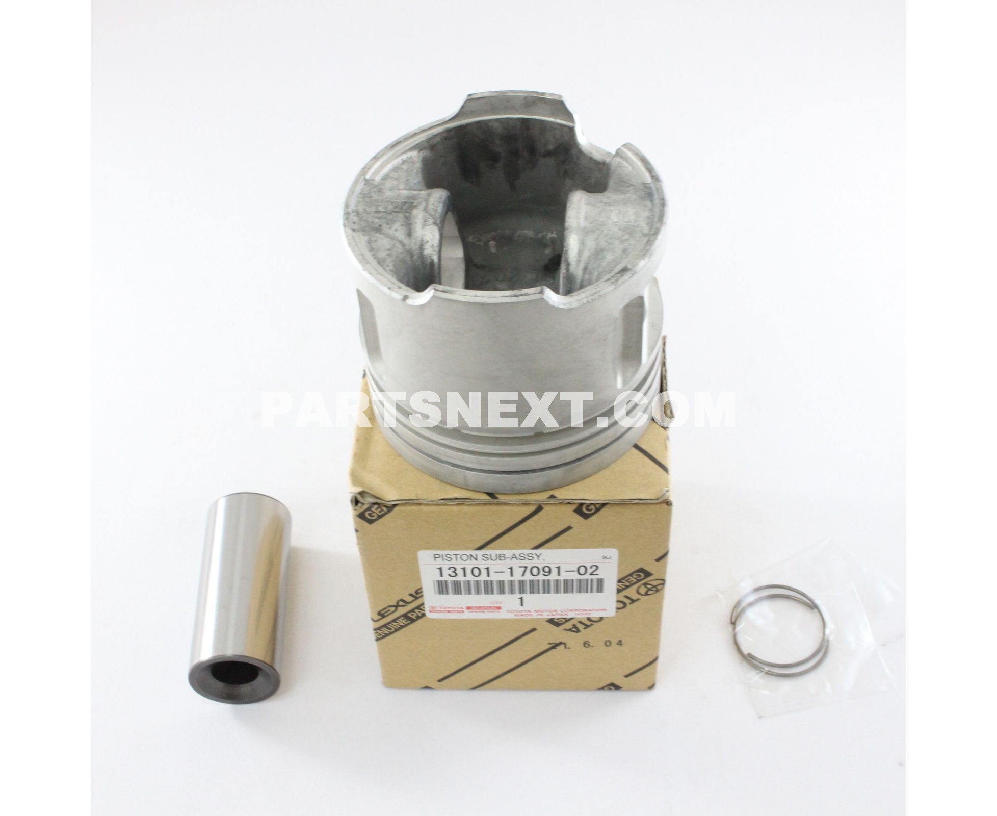 13101-30200-02 GENUINE OEM TOYOTA PISTON SUB-ASSY, W/PIN 1KD-FTV HILUX