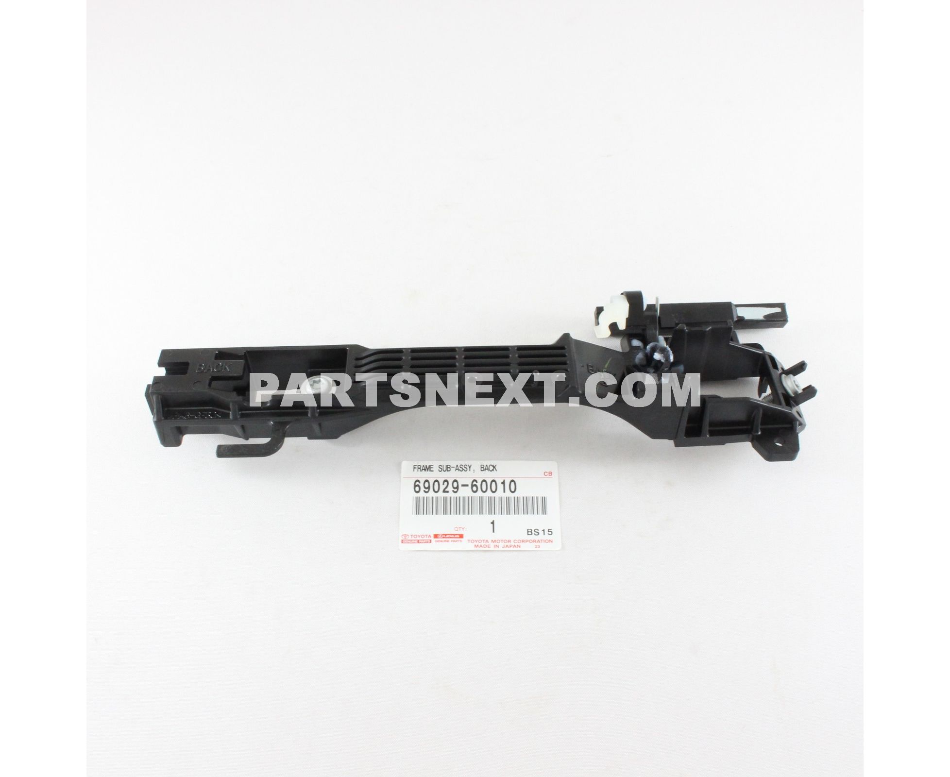 Toyota :: 69029-60010 FRAME SUB-ASSY, BACK DOOR OUTSIDE HANDLE