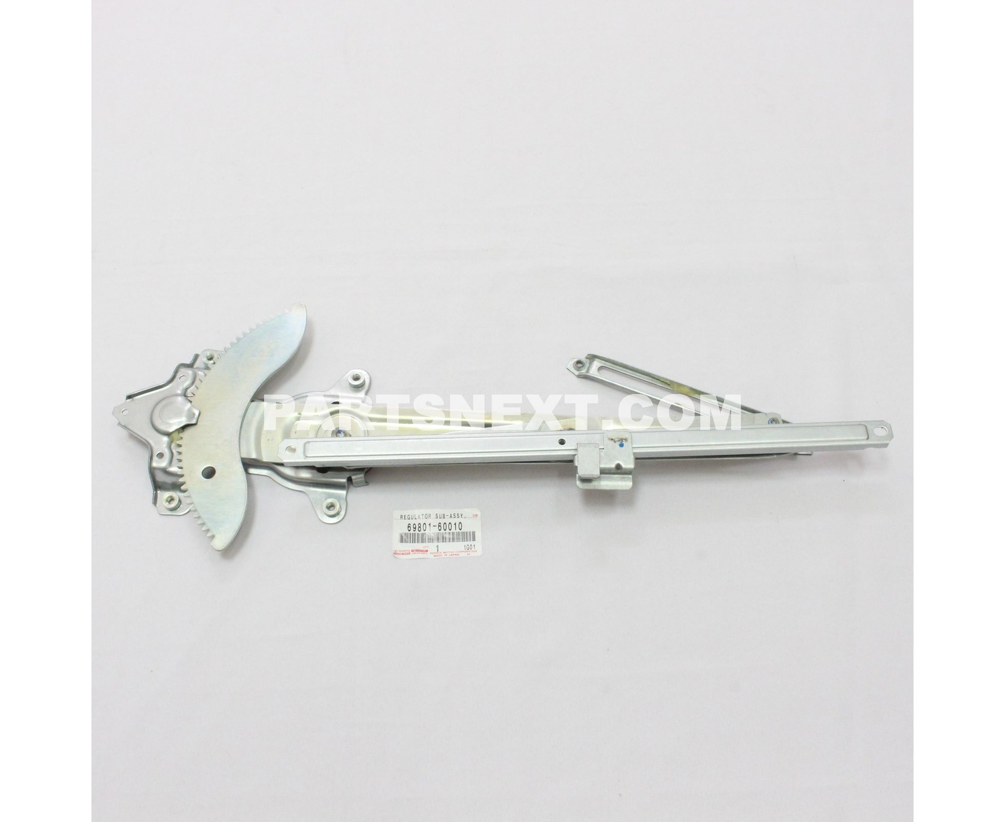 Toyota :: 69801-60010 REGULATOR SUB-ASSY, FRONT DOOR WINDOW, RH