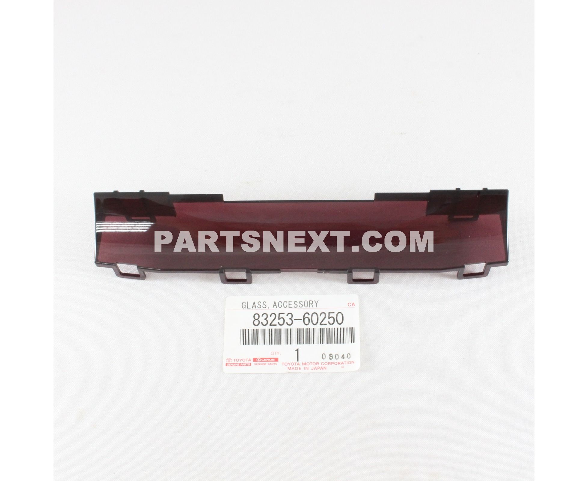 Toyota :: 83253-60250 GLASS, CENTER DISPLAY