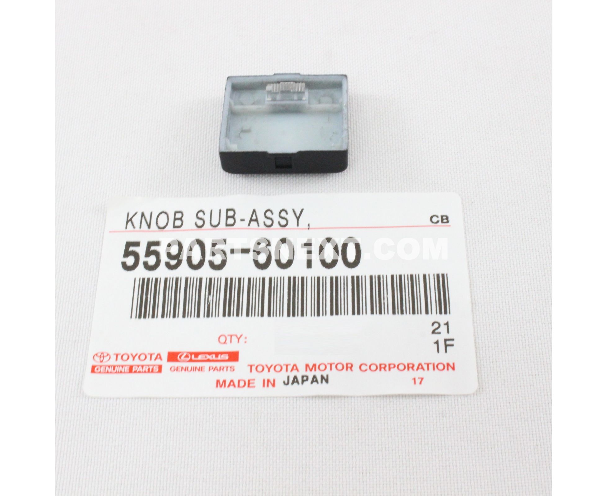 Toyota :: 55905-60100 KNOB, HEATER CONTROL, NO.2