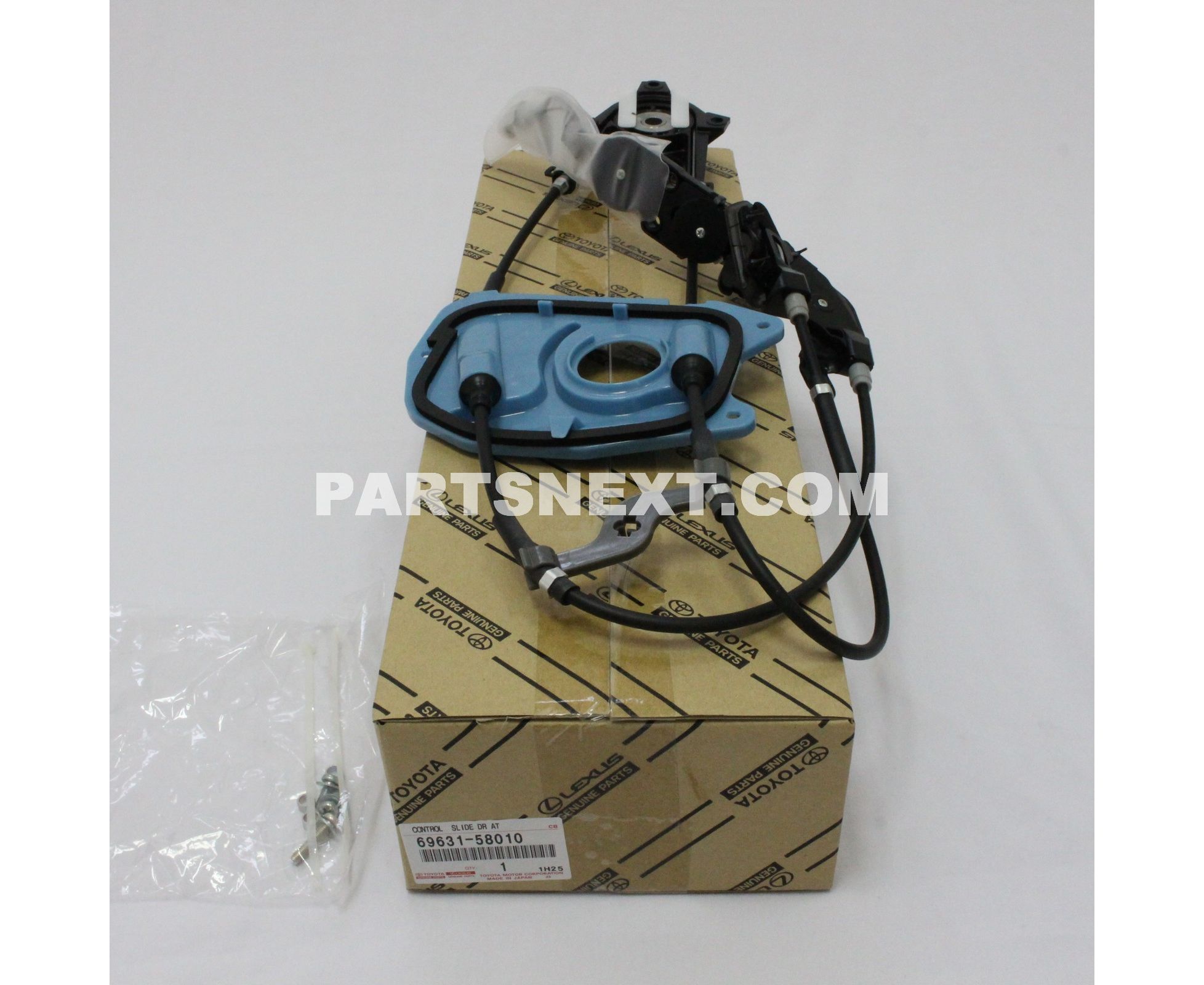 Toyota :: 69631-58010 CONTROL, SLIDE DOOR ATTACHMENT, RH