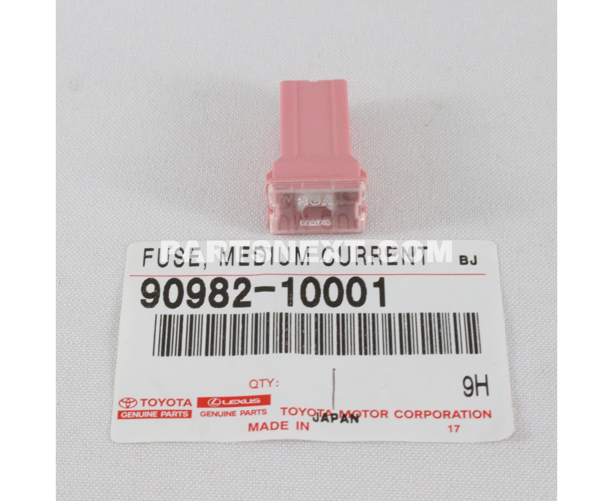 Toyota 9098210001 FUSE, FUSE BLOCK