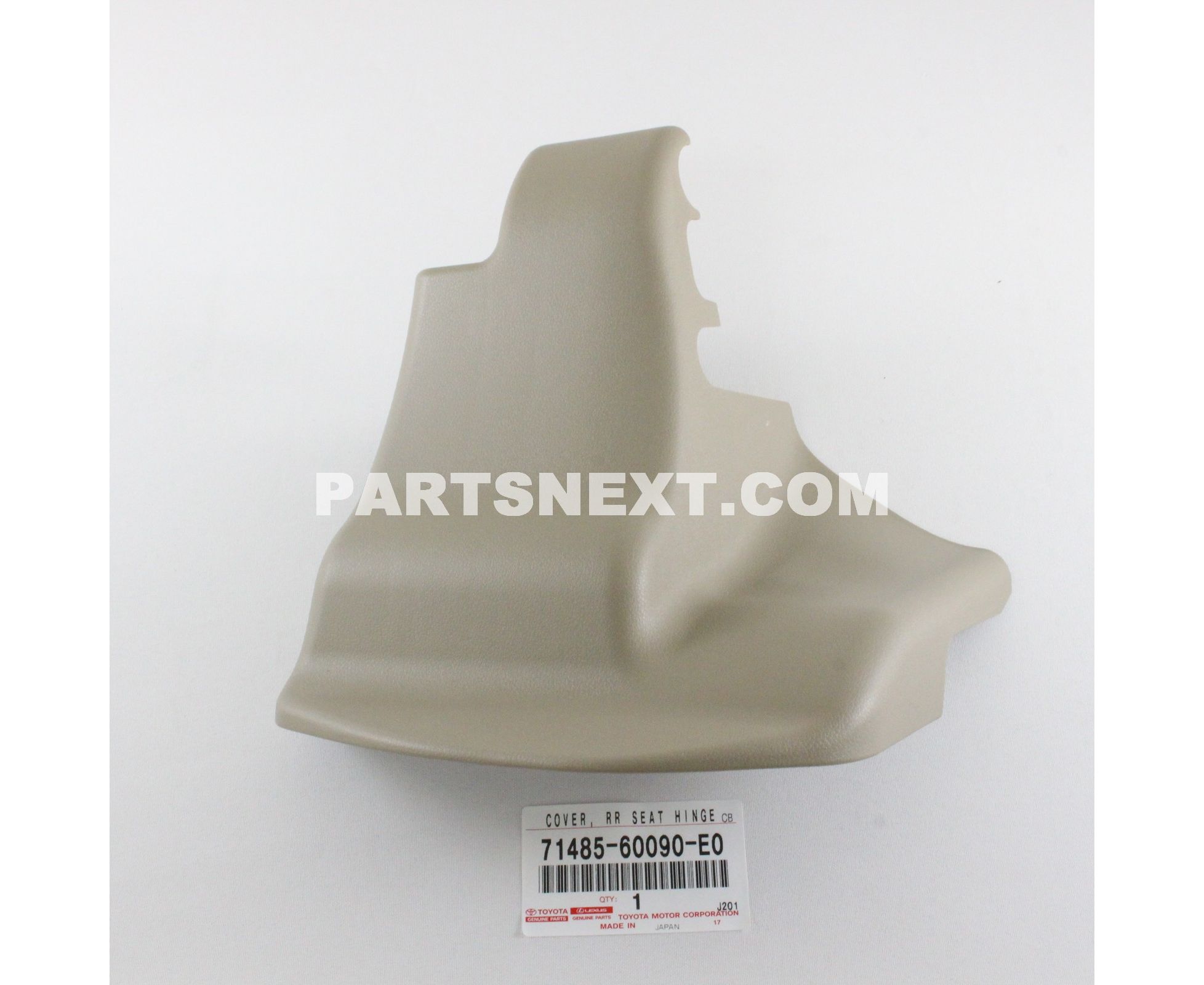 Toyota :: 71485-60090-E0 COVER, REAR SEAT HINGE, NO.2 RH
