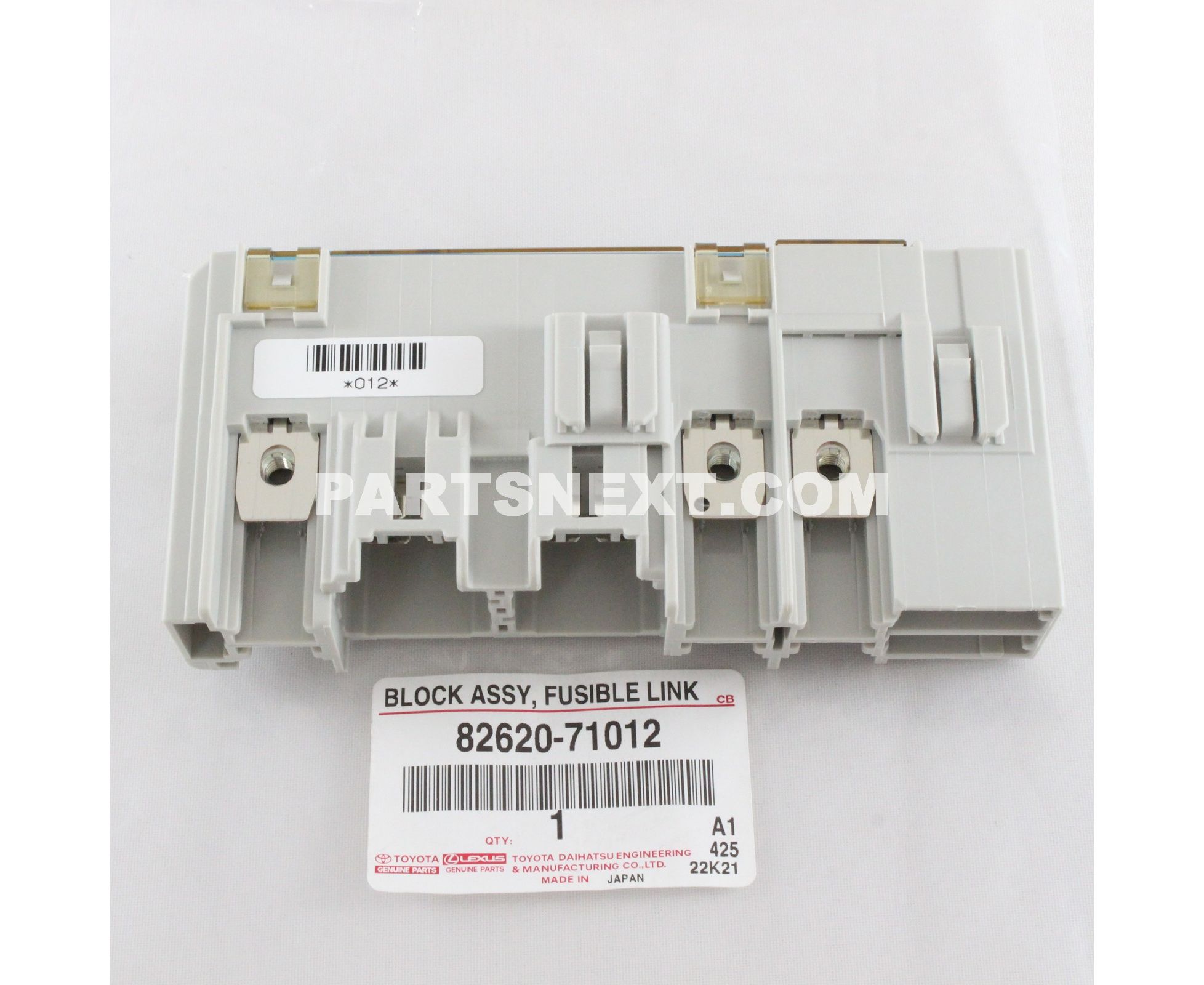 Toyota :: 82620-71012 BLOCK ASSY, FUSIBLE LINK