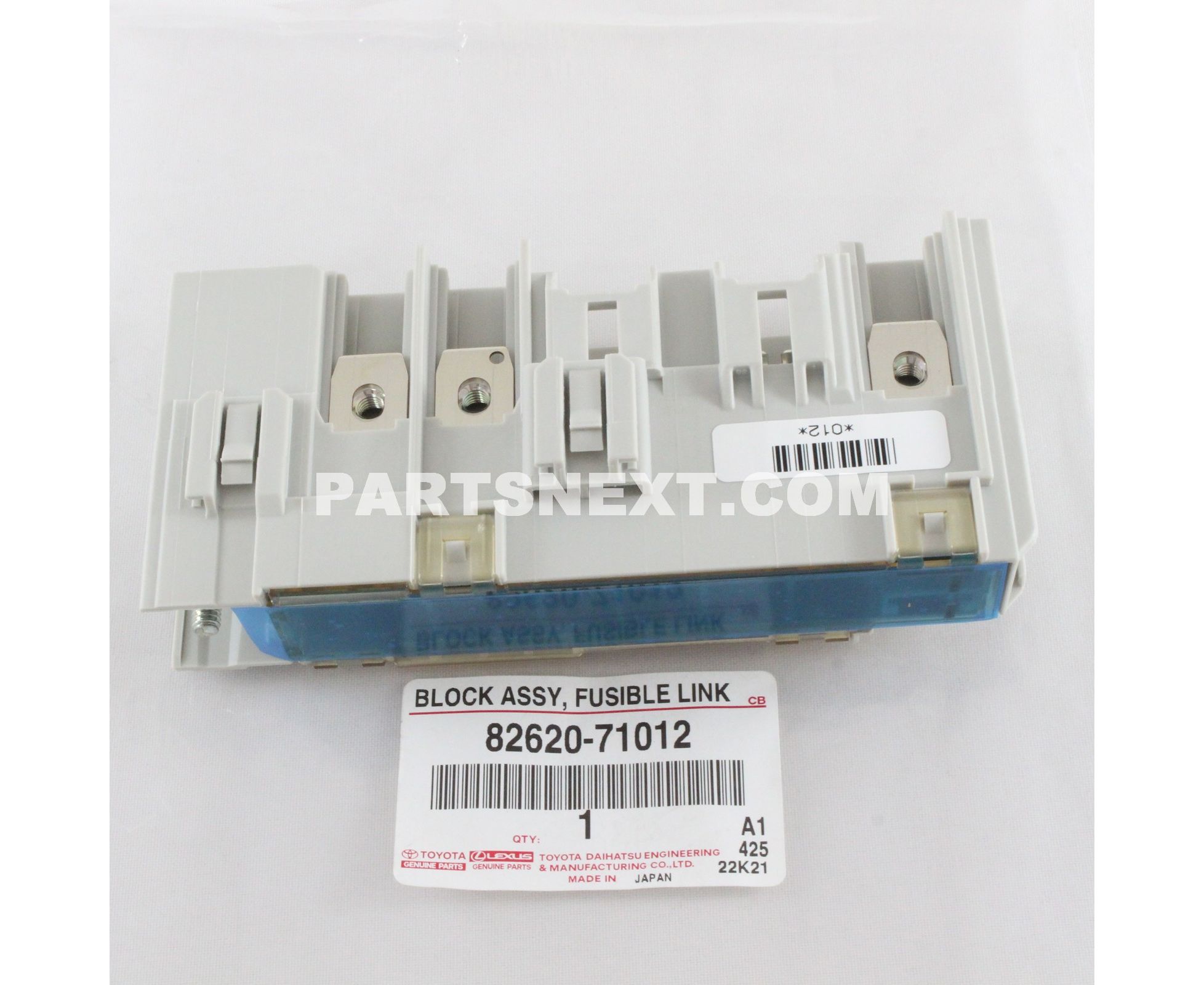 Toyota :: 82620-71012 BLOCK ASSY, FUSIBLE LINK