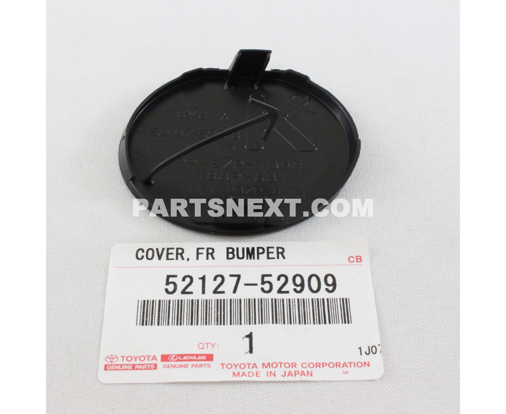Toyota :: 52127-52909 COVER, FRONT BUMPER HOLE