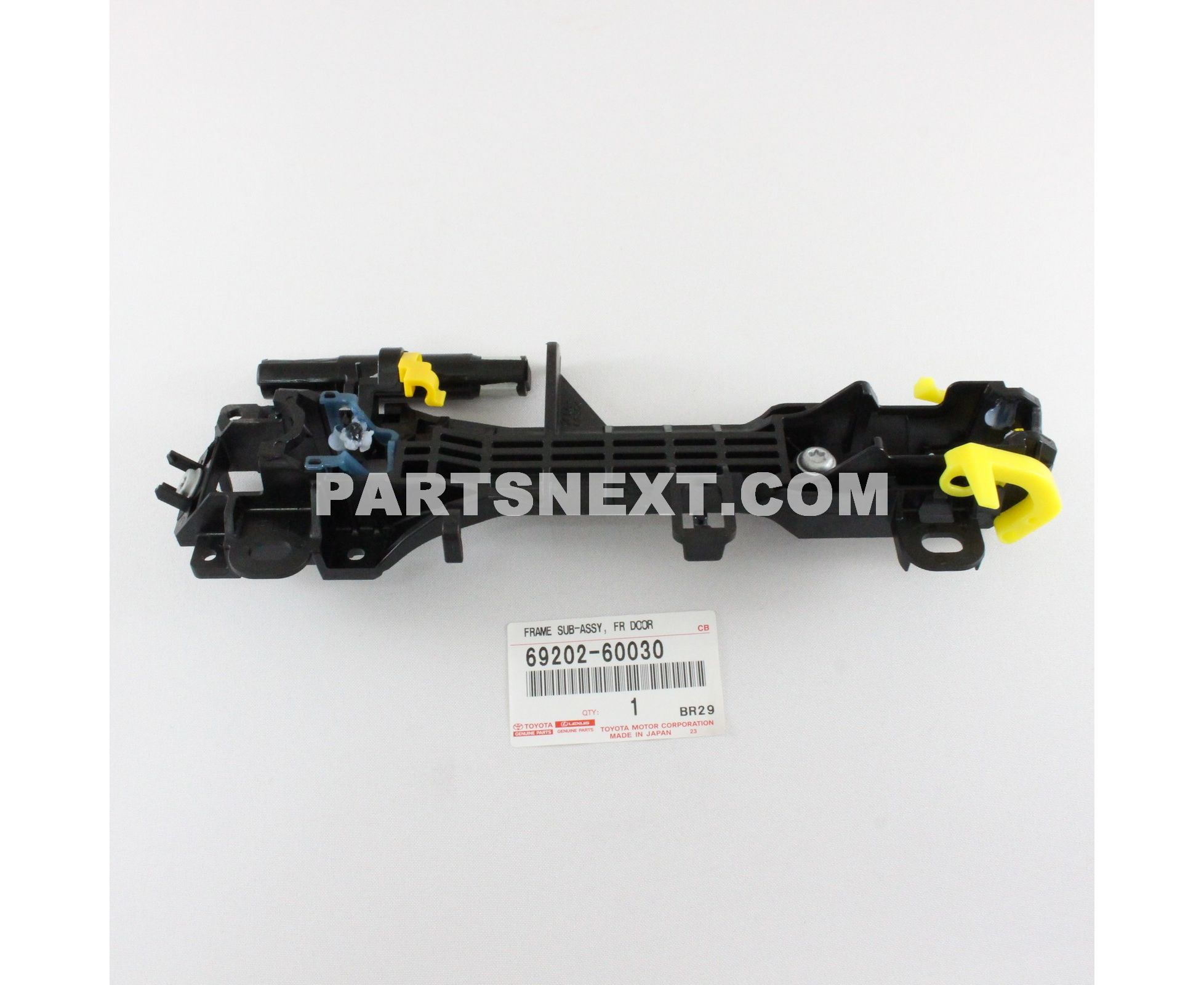 Toyota :: 69202-60030 FRAME SUB-ASSY, FRONT DOOR OUTSIDE HANDLE, LH