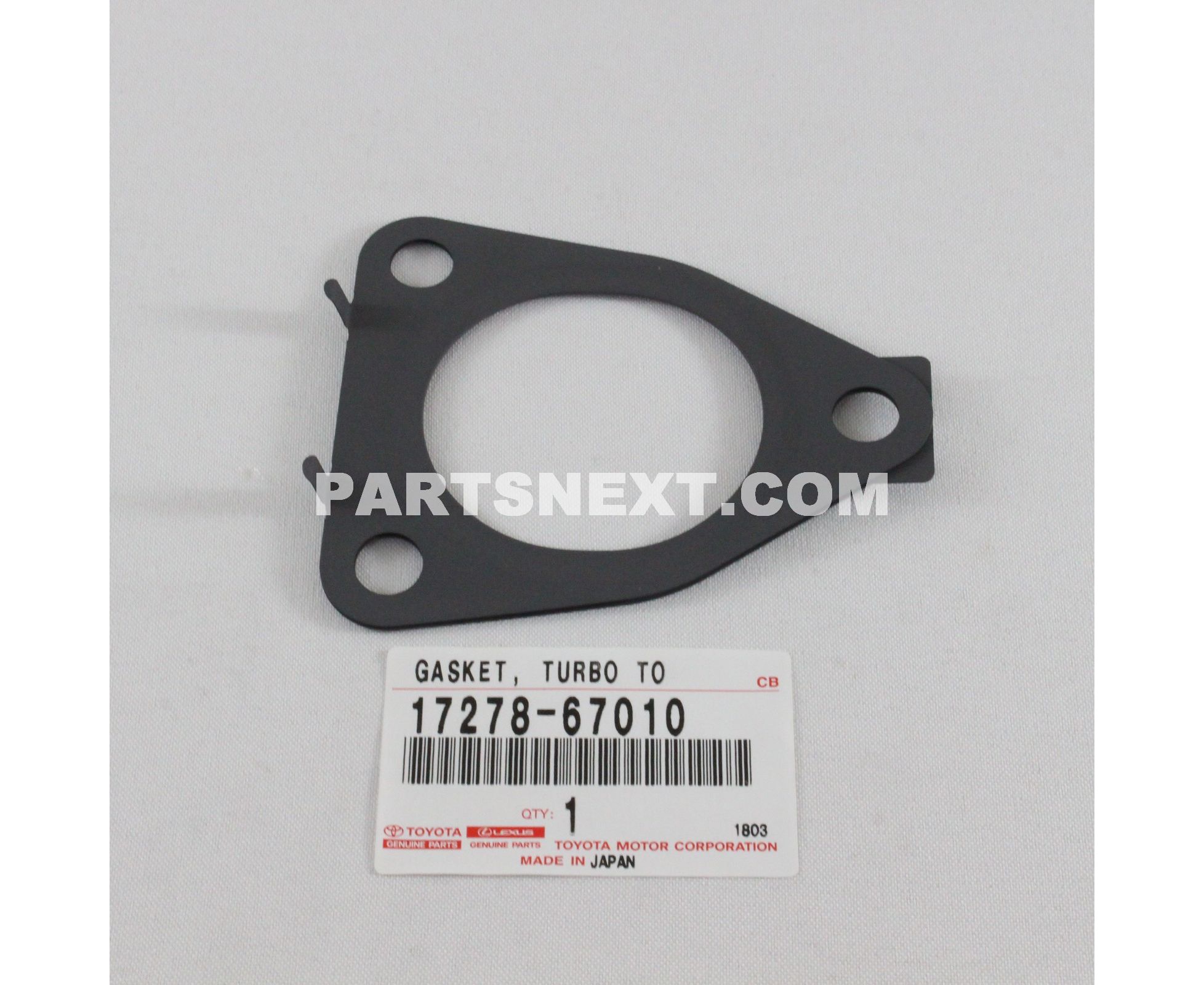 Toyota :: 17278-67010 GASKET, TURBO TO EXHAUST MANIFOLD