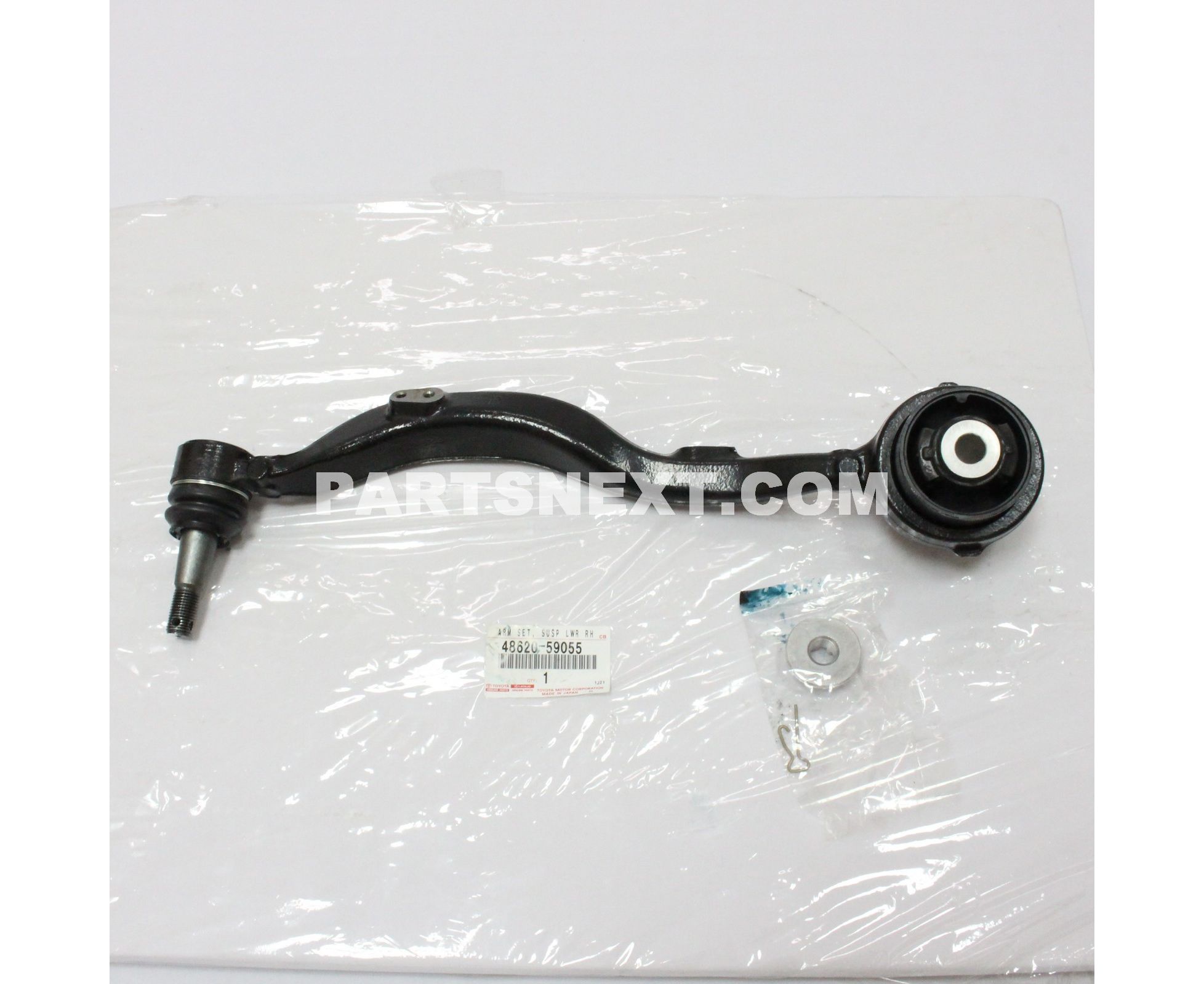 Toyota :: 48620-59055 ARM ASSY, FRONT SUSPENSION, LOWER RH