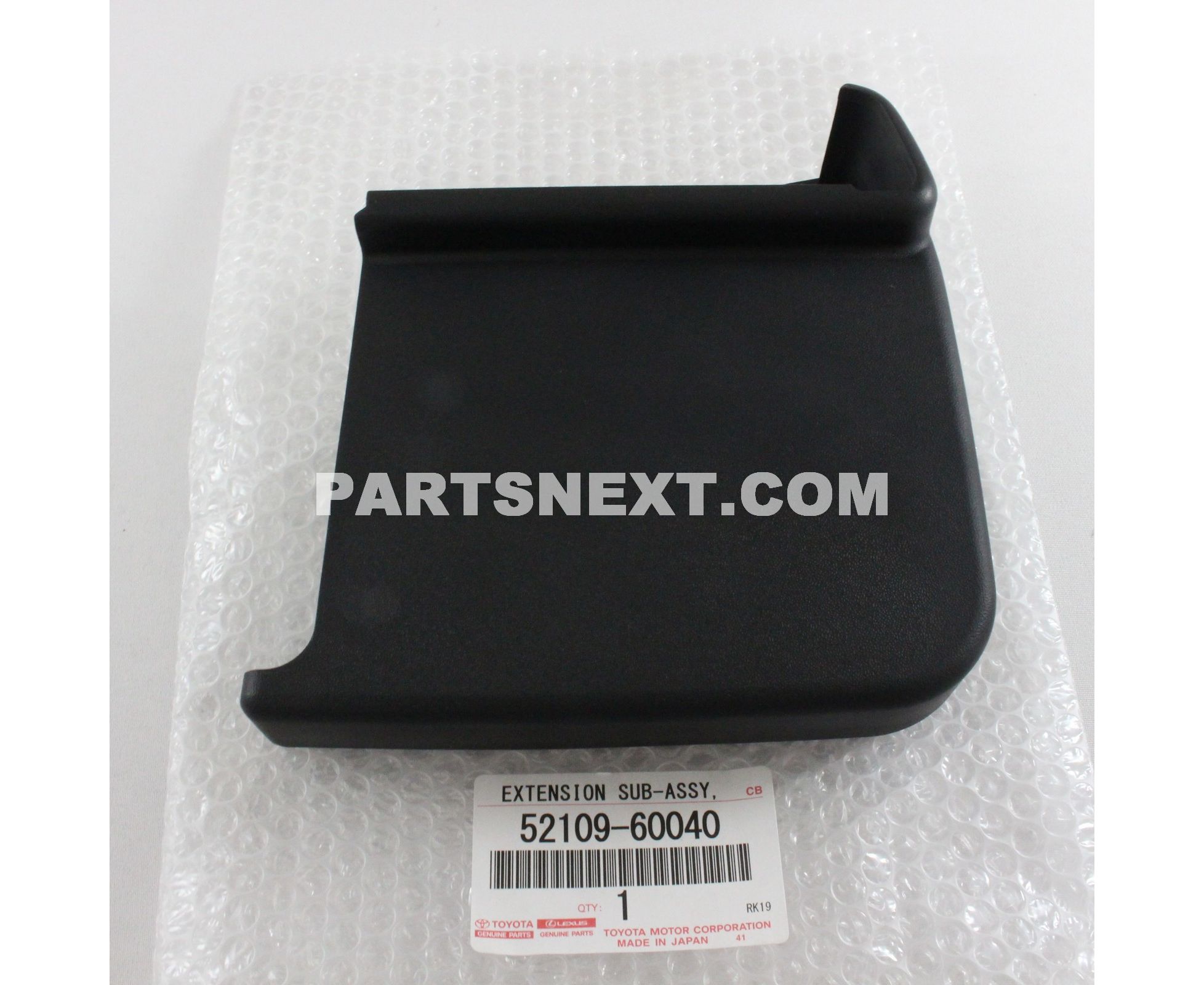 Toyota :: 52109-60040 EXTENSION SUB-ASSY, REAR BUMPER SIDE, LH