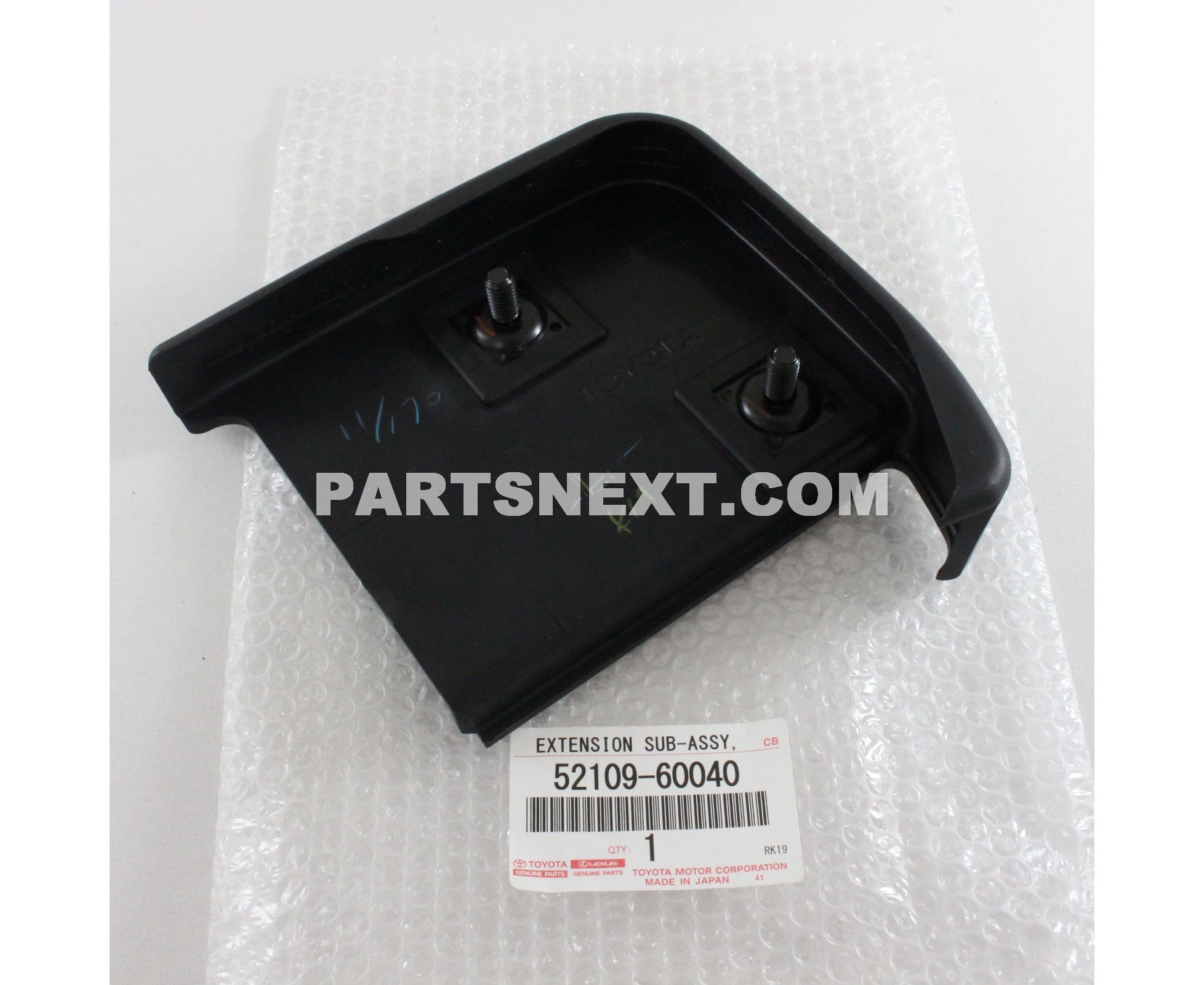 Toyota :: 52109-60040 EXTENSION SUB-ASSY, REAR BUMPER SIDE, LH