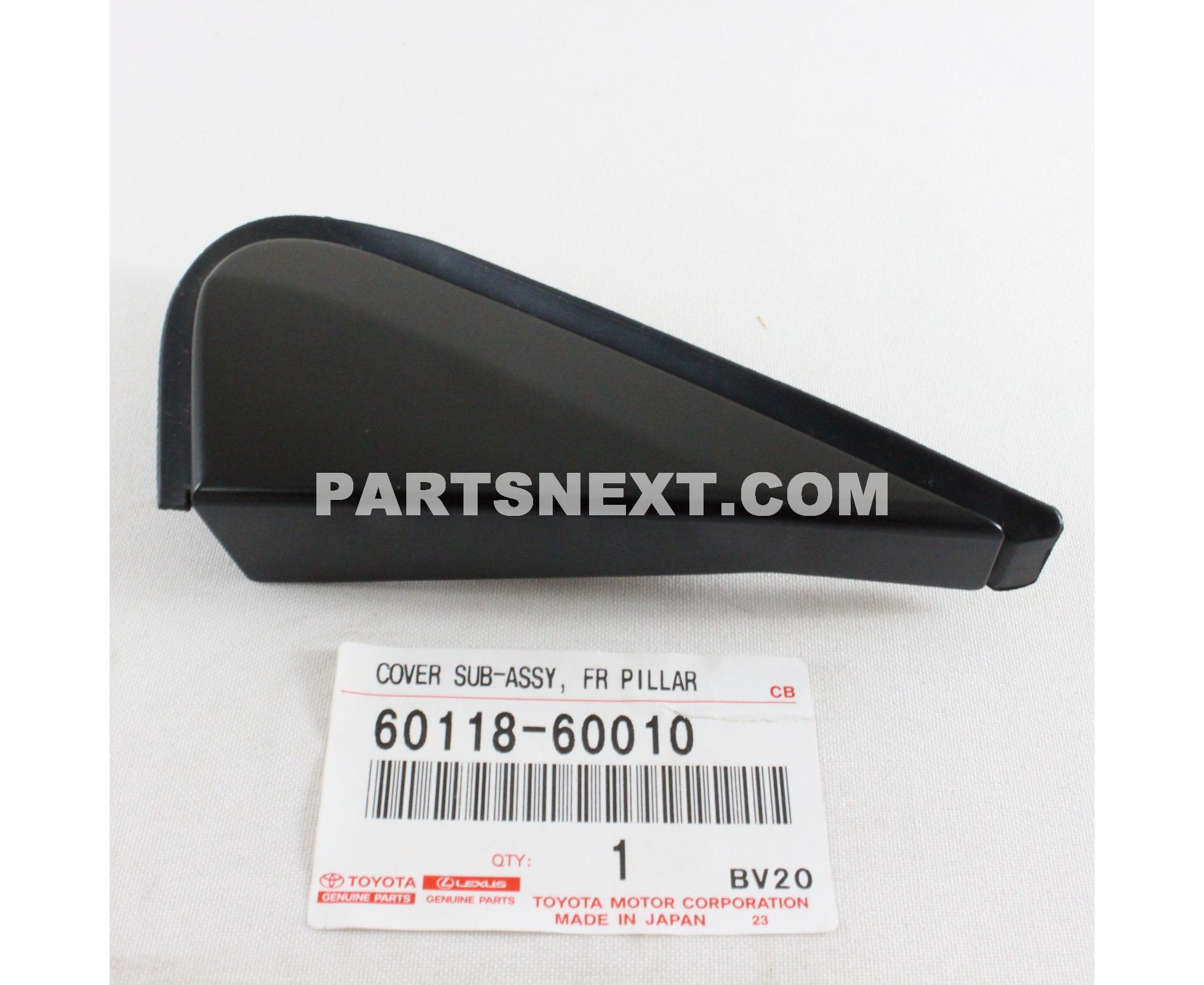 Toyota :: 60118-60010 COVER SUB-ASSY, FRONT PILLAR, UPR LH