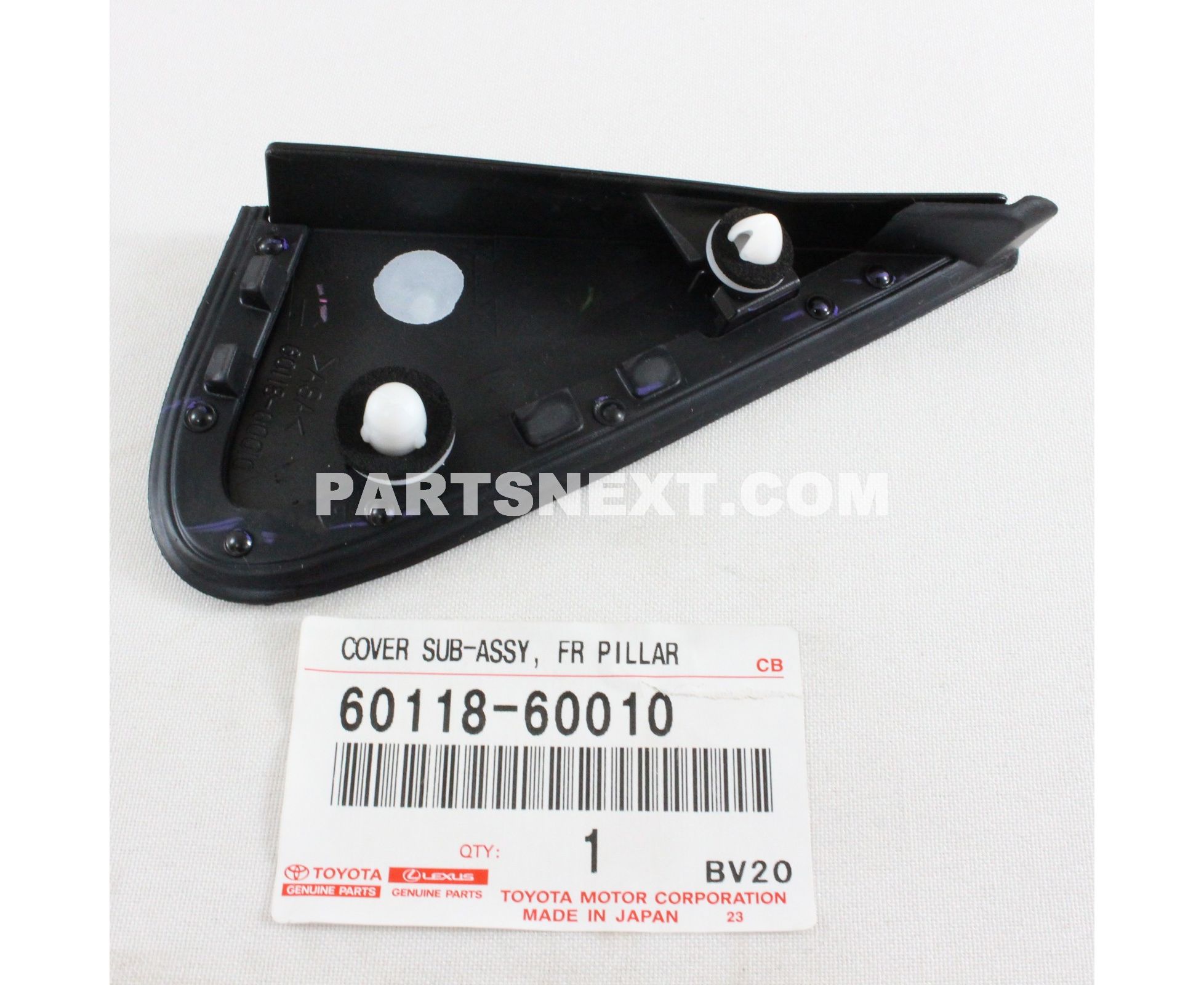 Toyota :: 60118-60010 COVER SUB-ASSY, FRONT PILLAR, UPR LH
