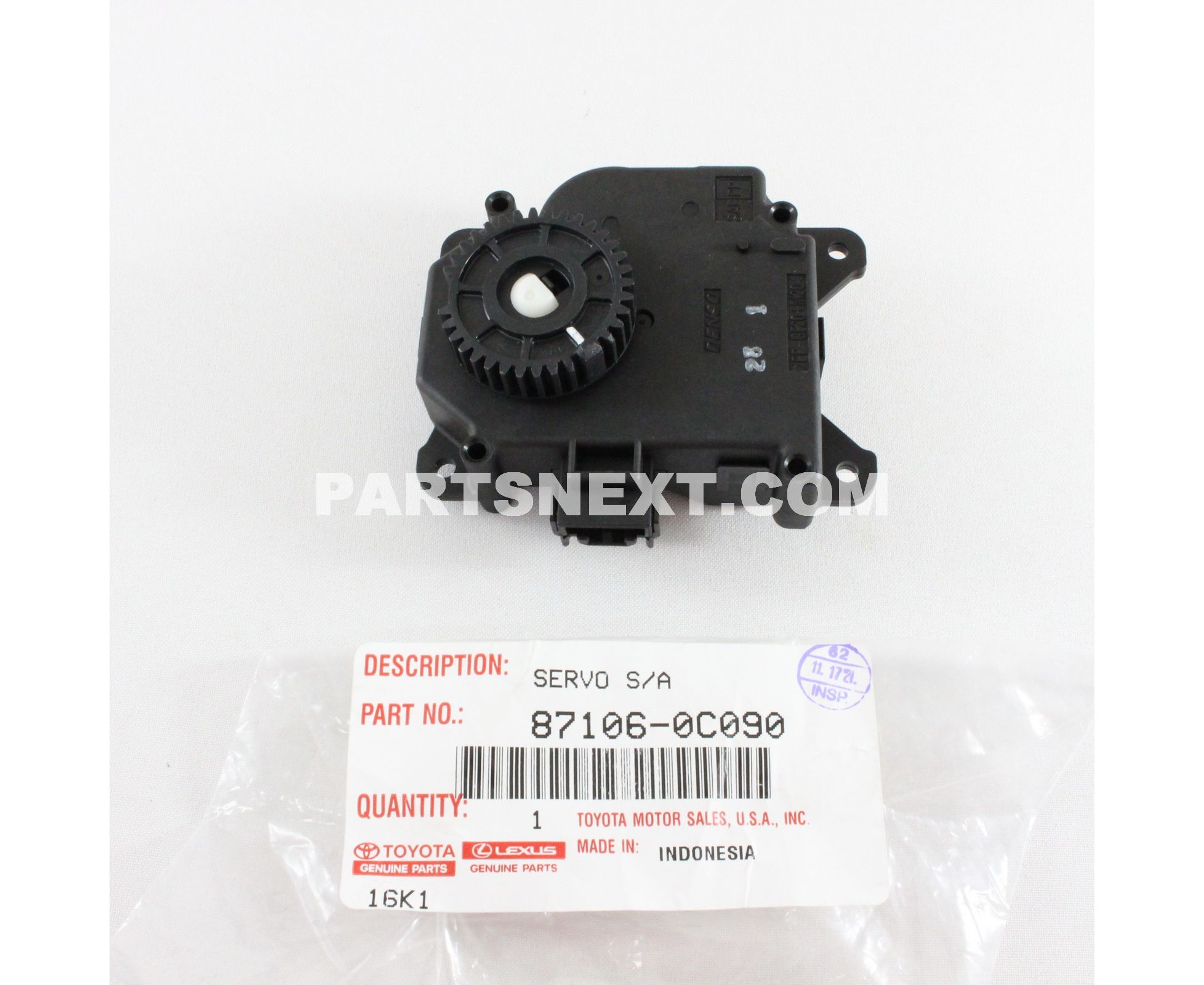 thumbnail image 2 of Genuine Toyota 4Runner Damper Servo Sub Assembly 1998-2002 - 87106-35070 2 of 2