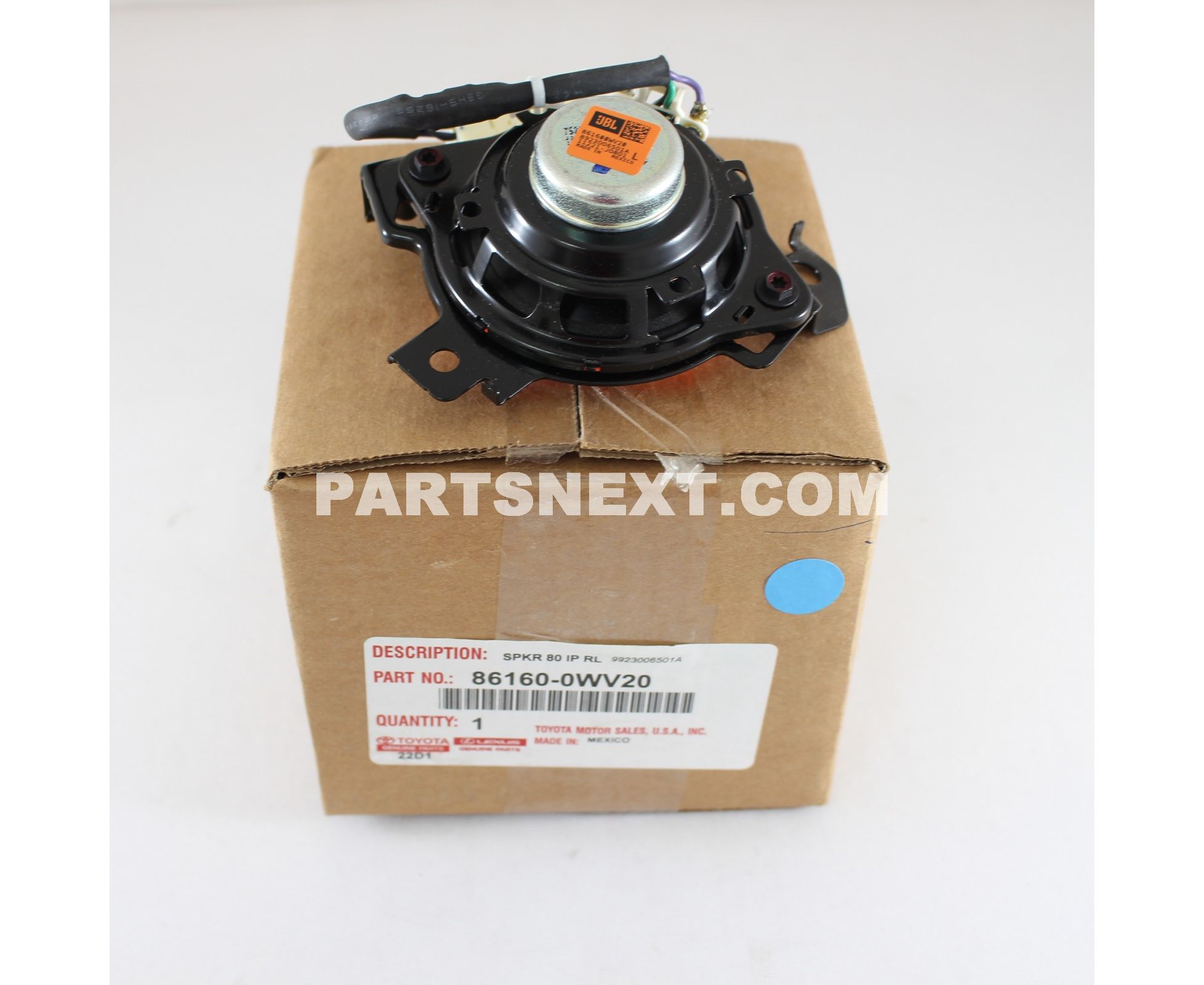 Toyota :: 86160-0WV20 SPEAKER ASSY, FRONT NO.2