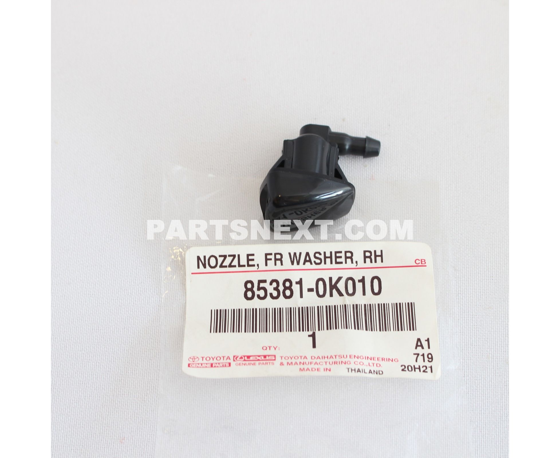 Toyota :: 85381-0K010 NOZZLE SUB-ASSY, WASHER
