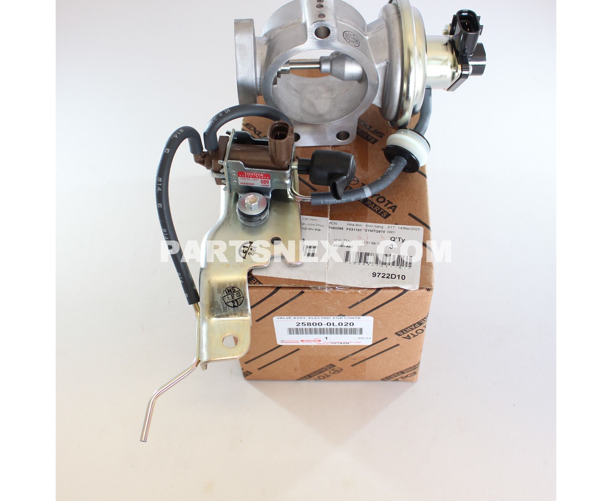 Toyota :: 25800-0L020 VALVE ASSY, ELECTRIC EGR CONTROL