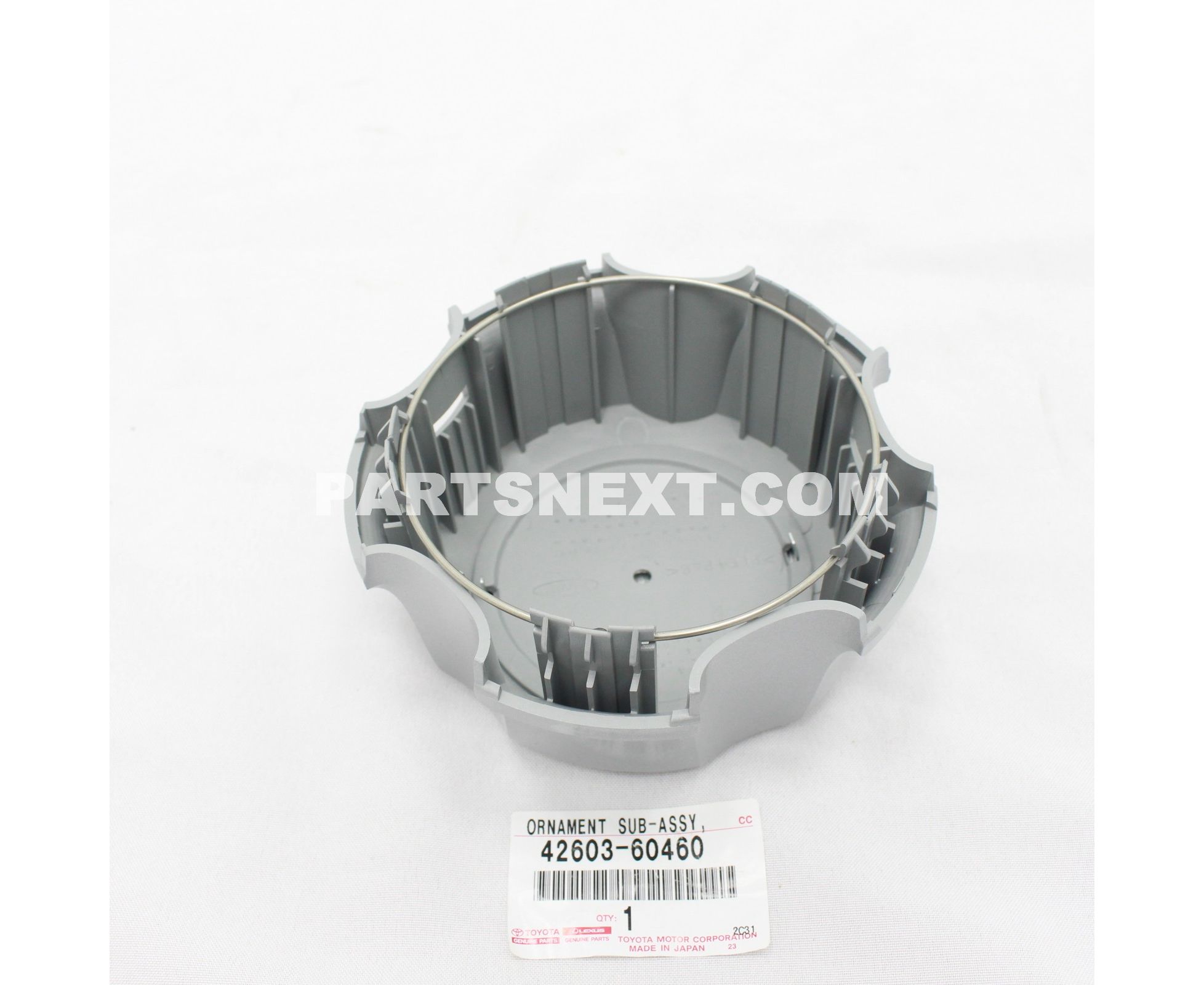 Toyota :: 42603-60460 ORNAMENT SUB-ASSY, WHEEL HUB(FOR FRONT) Toyota :: 42603-60460 ORNAMENT SUB-ASSY, WHEEL HUB(FOR FRONT)