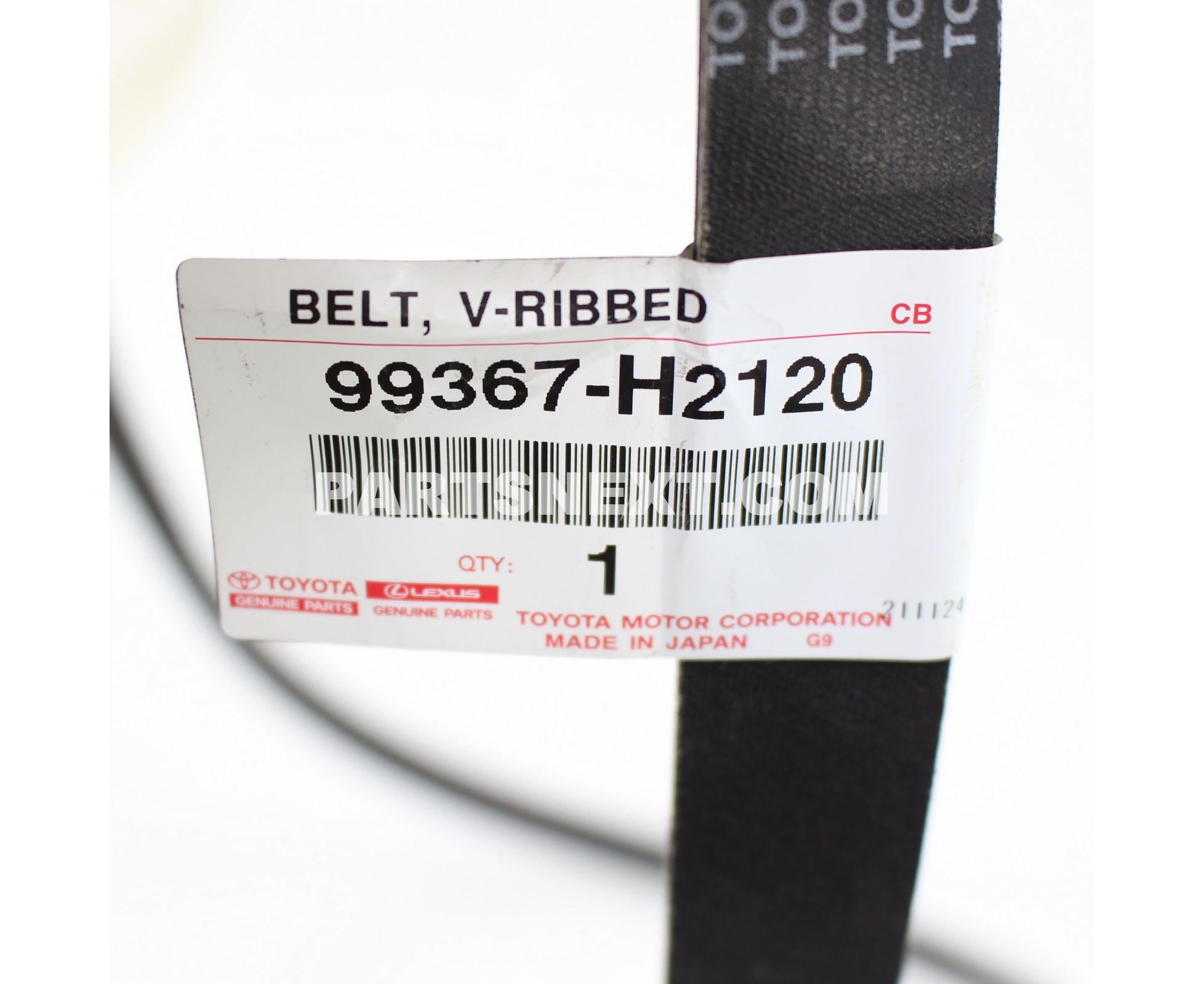 (´・ω・｀) Toyota :: 99367-H2120 BELT V-RIBBED